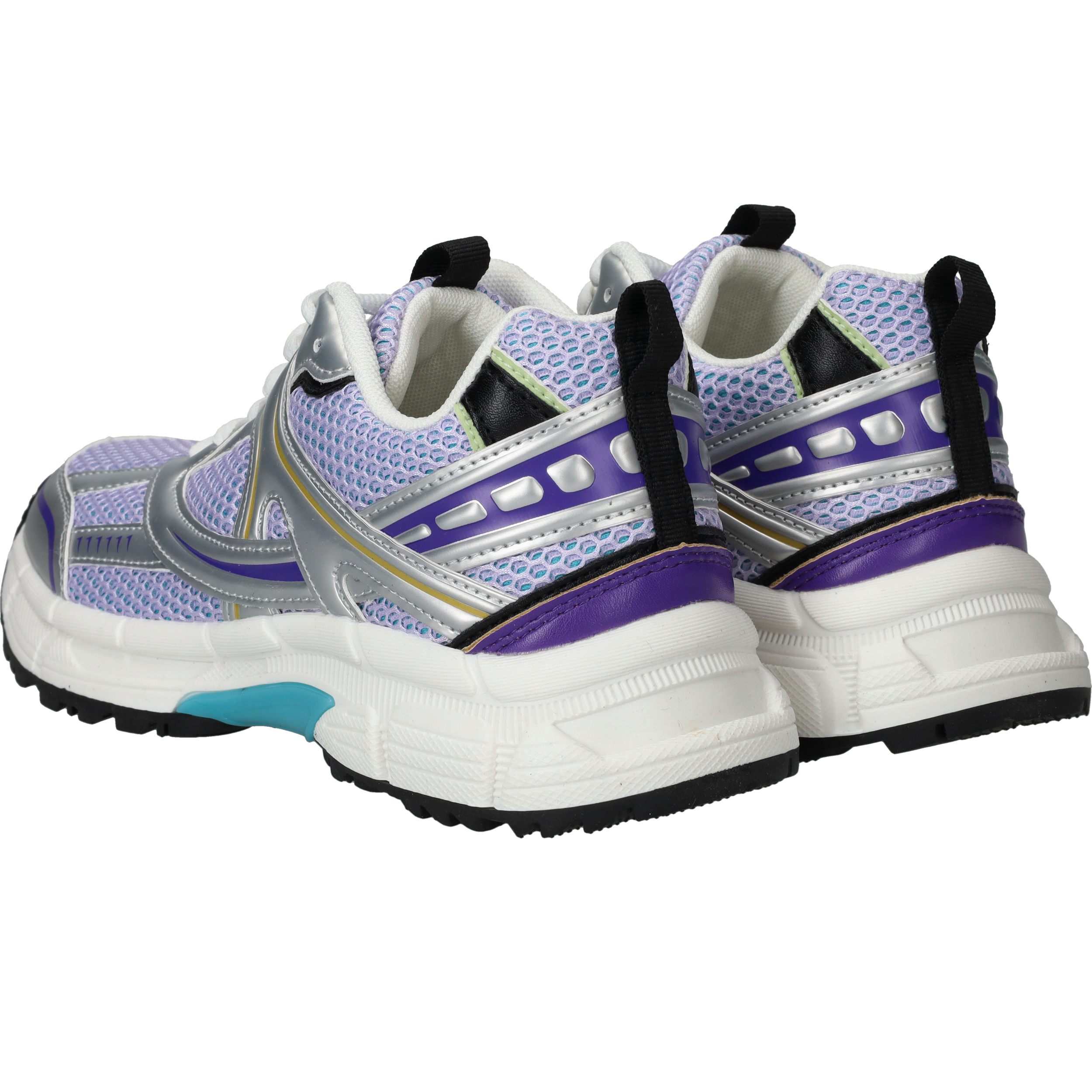 Dstrct Sneakers Dames Paars, sneaker voor dames – foto 3