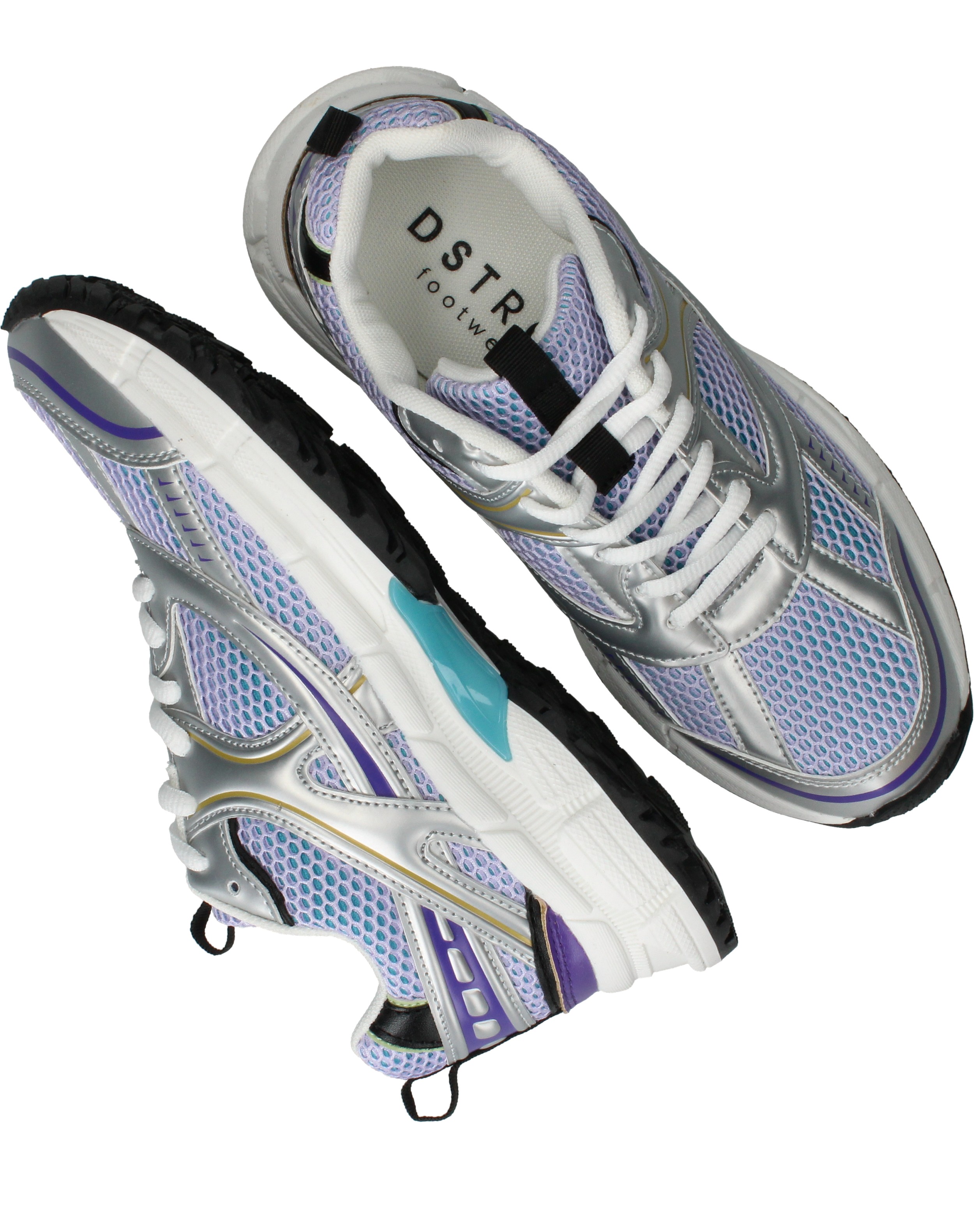 Dstrct Sneakers Dames Paars, sneaker voor dames – foto 4