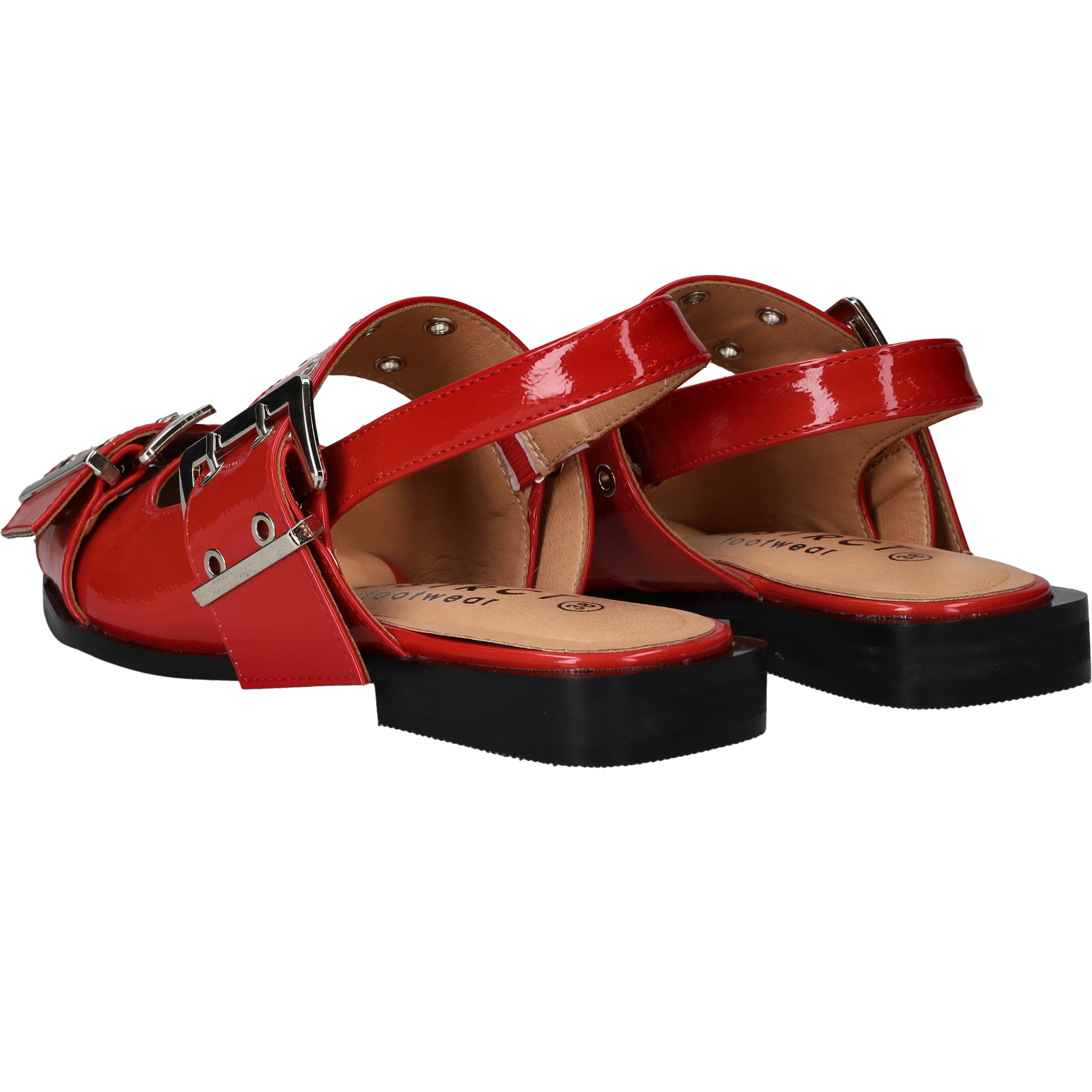 DSTRCT Sandalen Dames Rood