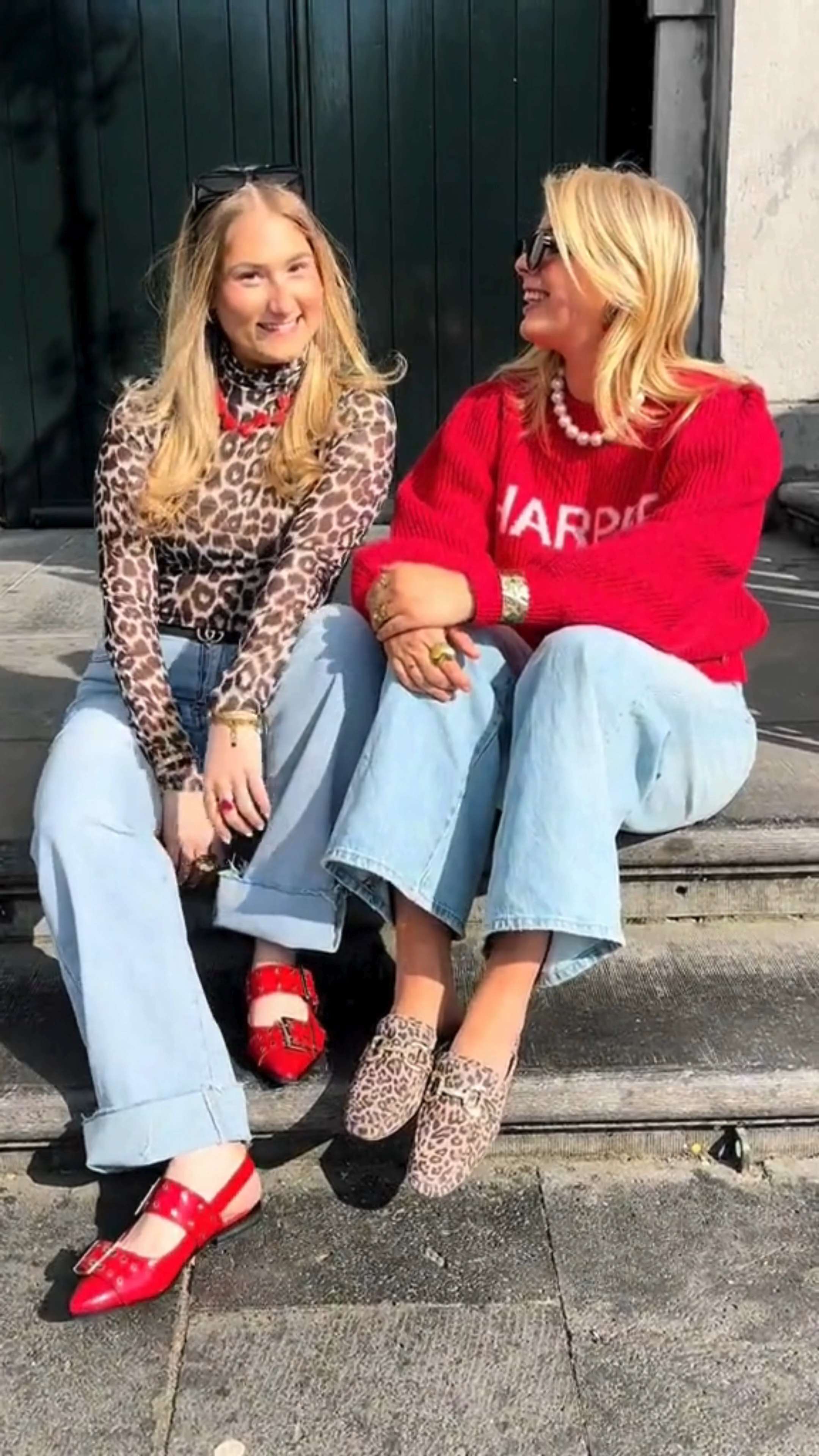 Dstrct Slingbacks Dames Rood, slingback voor dames – foto 2