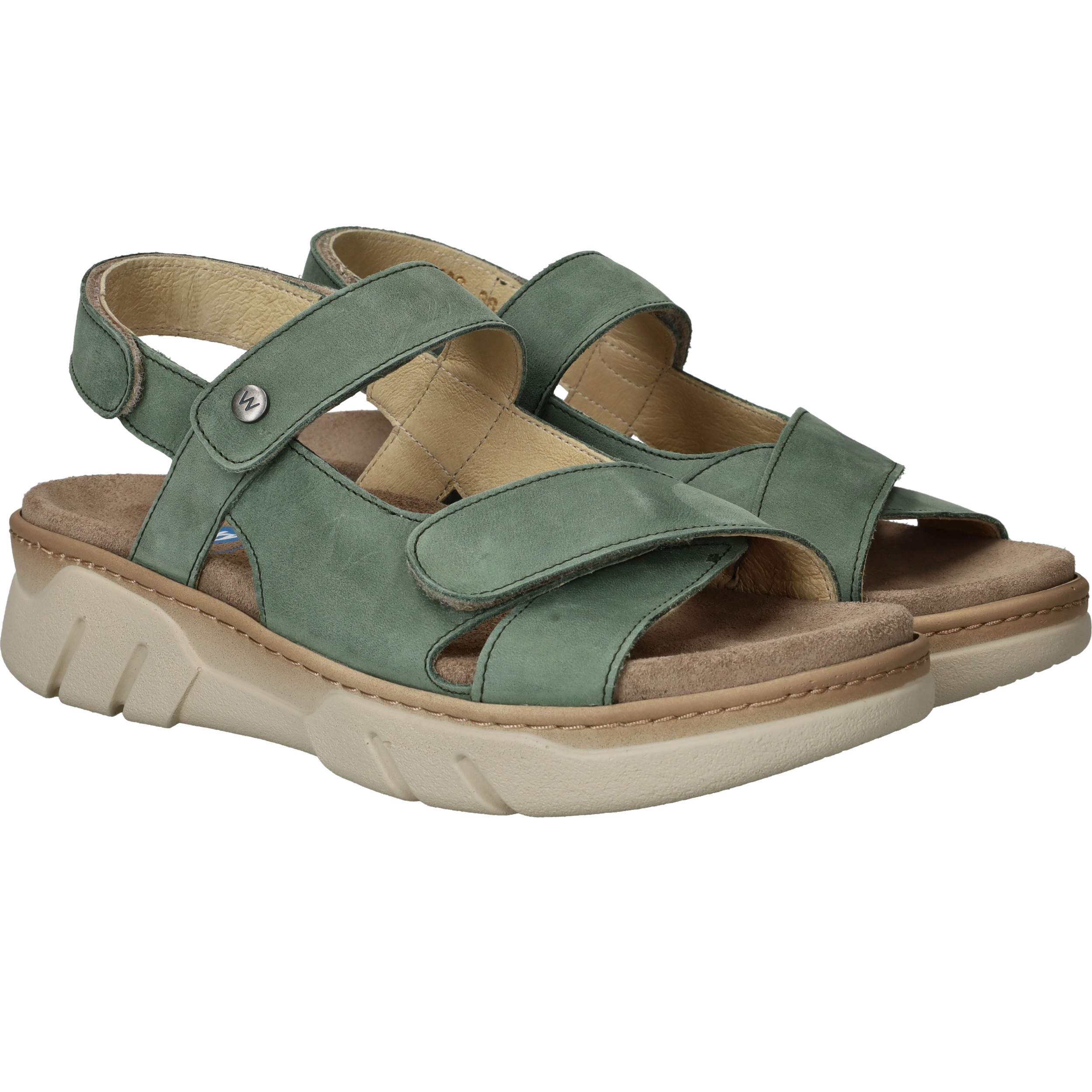 Wolky Rapid Gobi Sandalen Dames Groen 38
