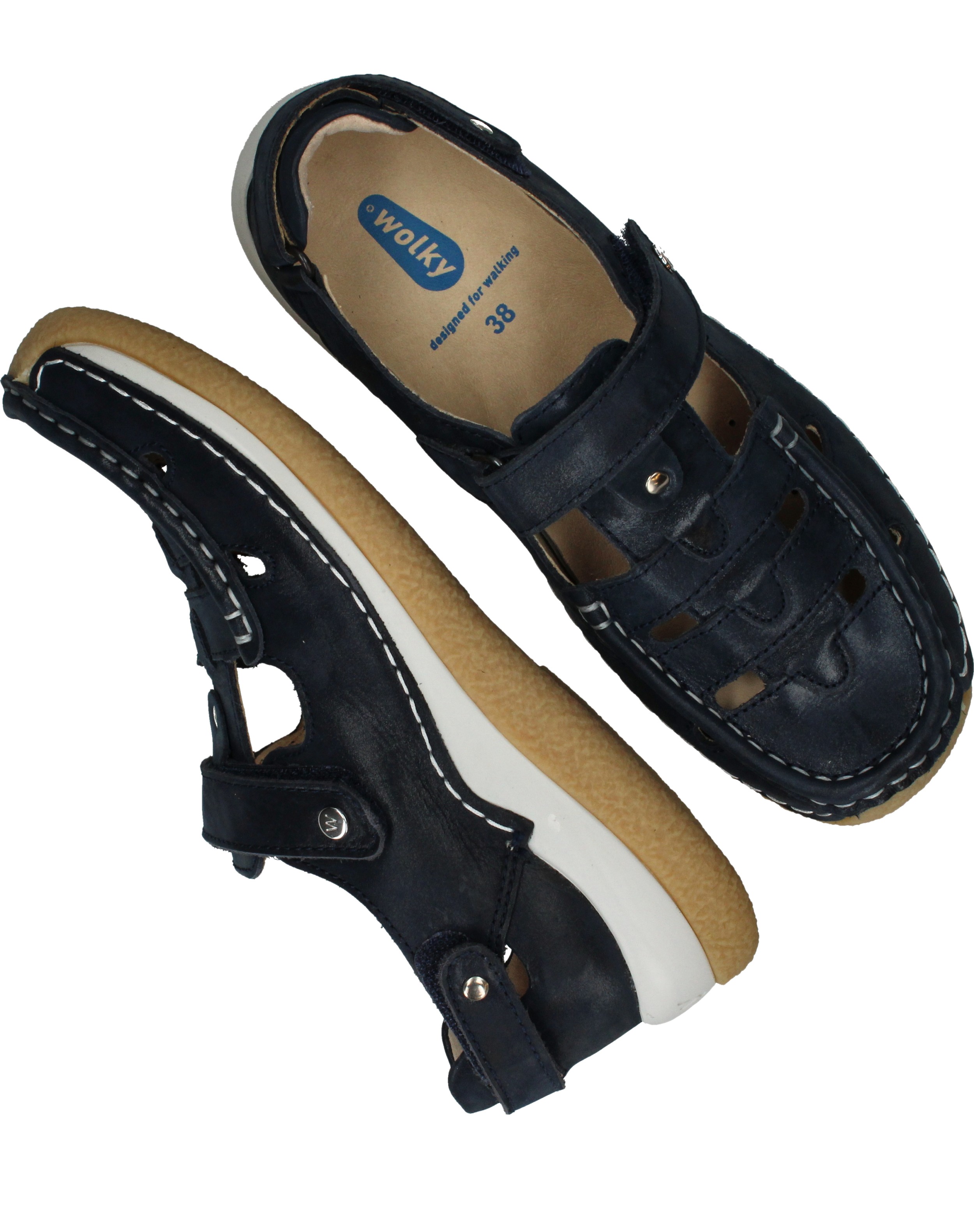 Wolky Esperanza Fantastic Sandalen  Blauw
