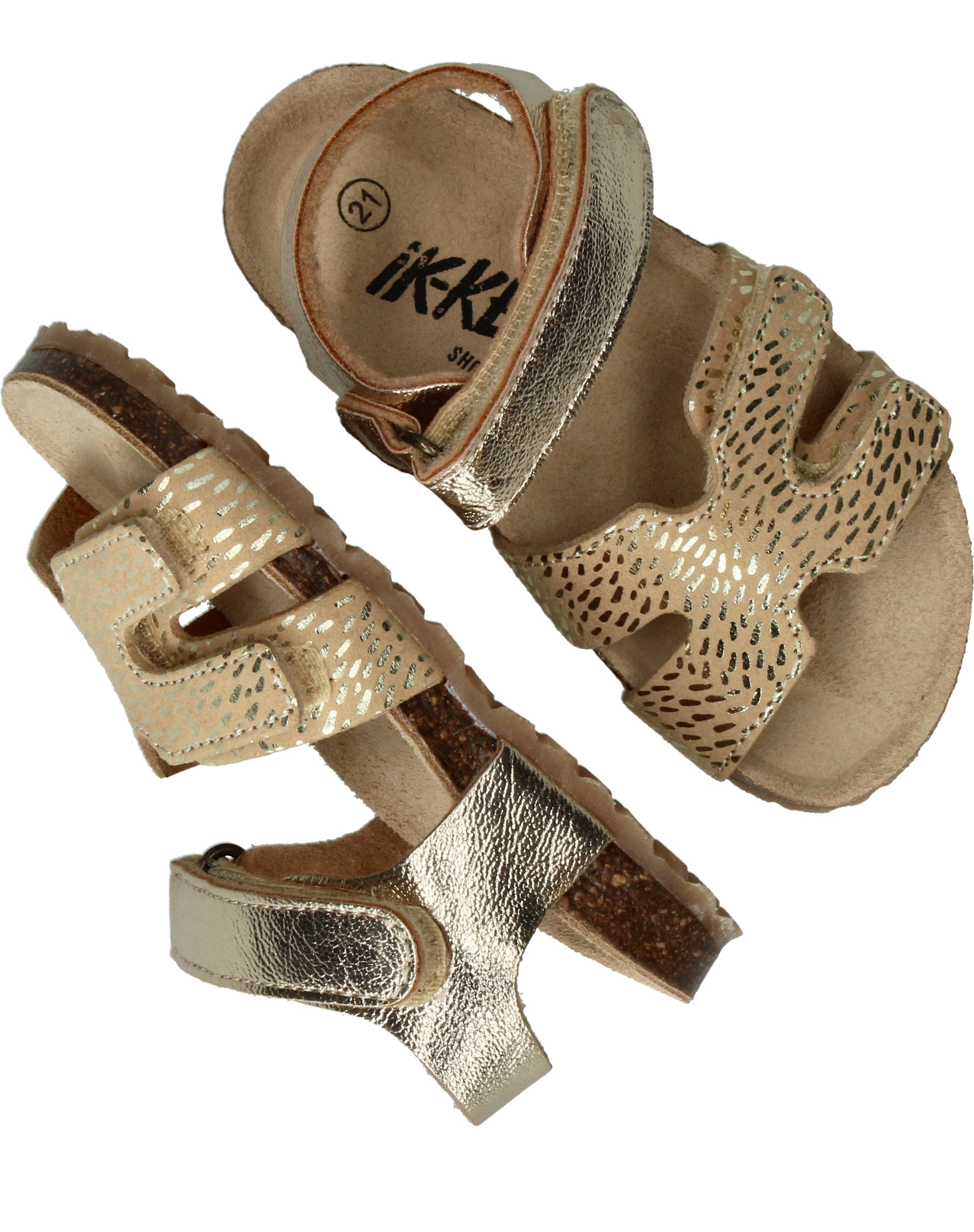 IK-KE Sandalen Meisjes Goud – foto 3