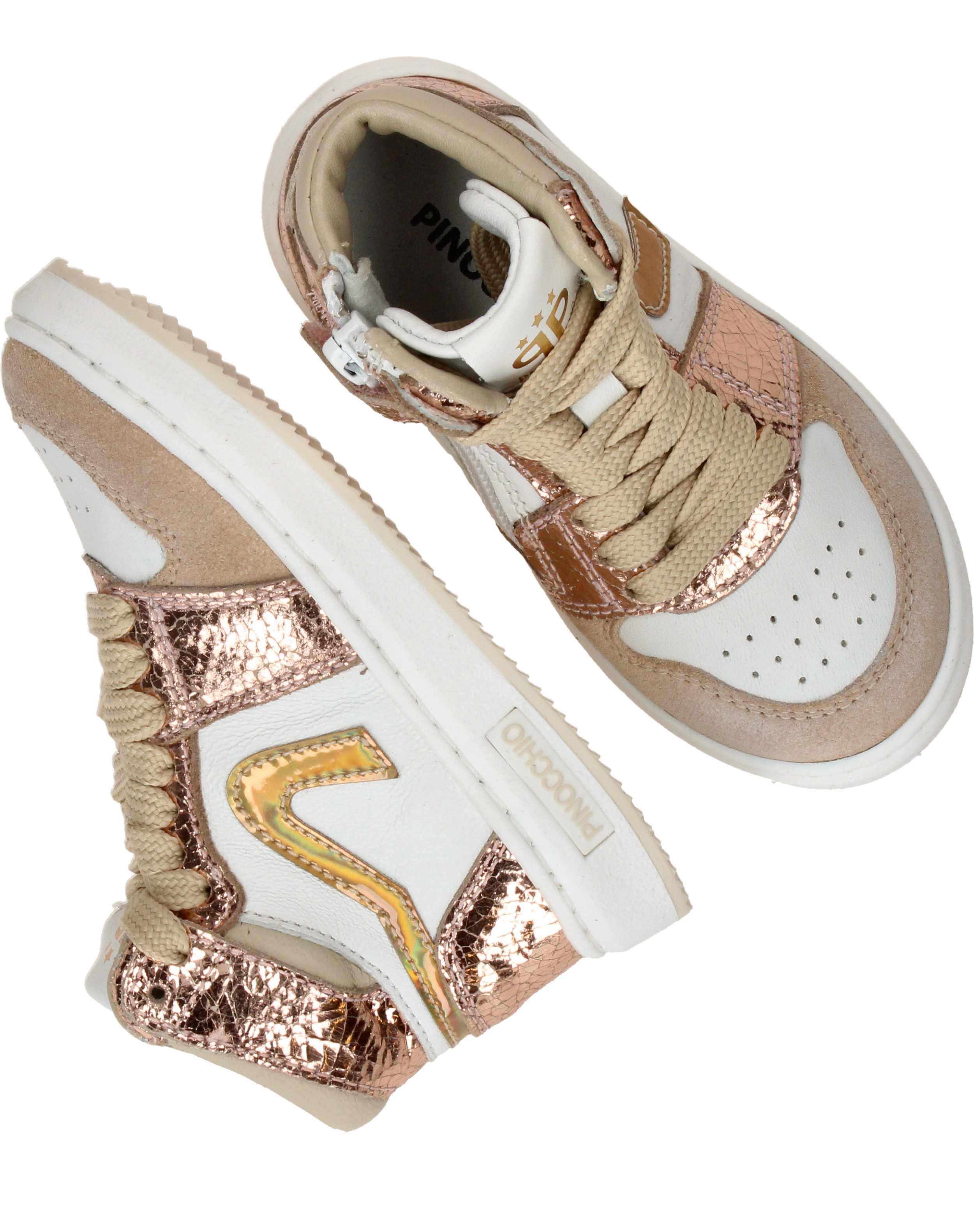 Pinocchio Sneakers Beige, sneaker voor unisex – foto 4