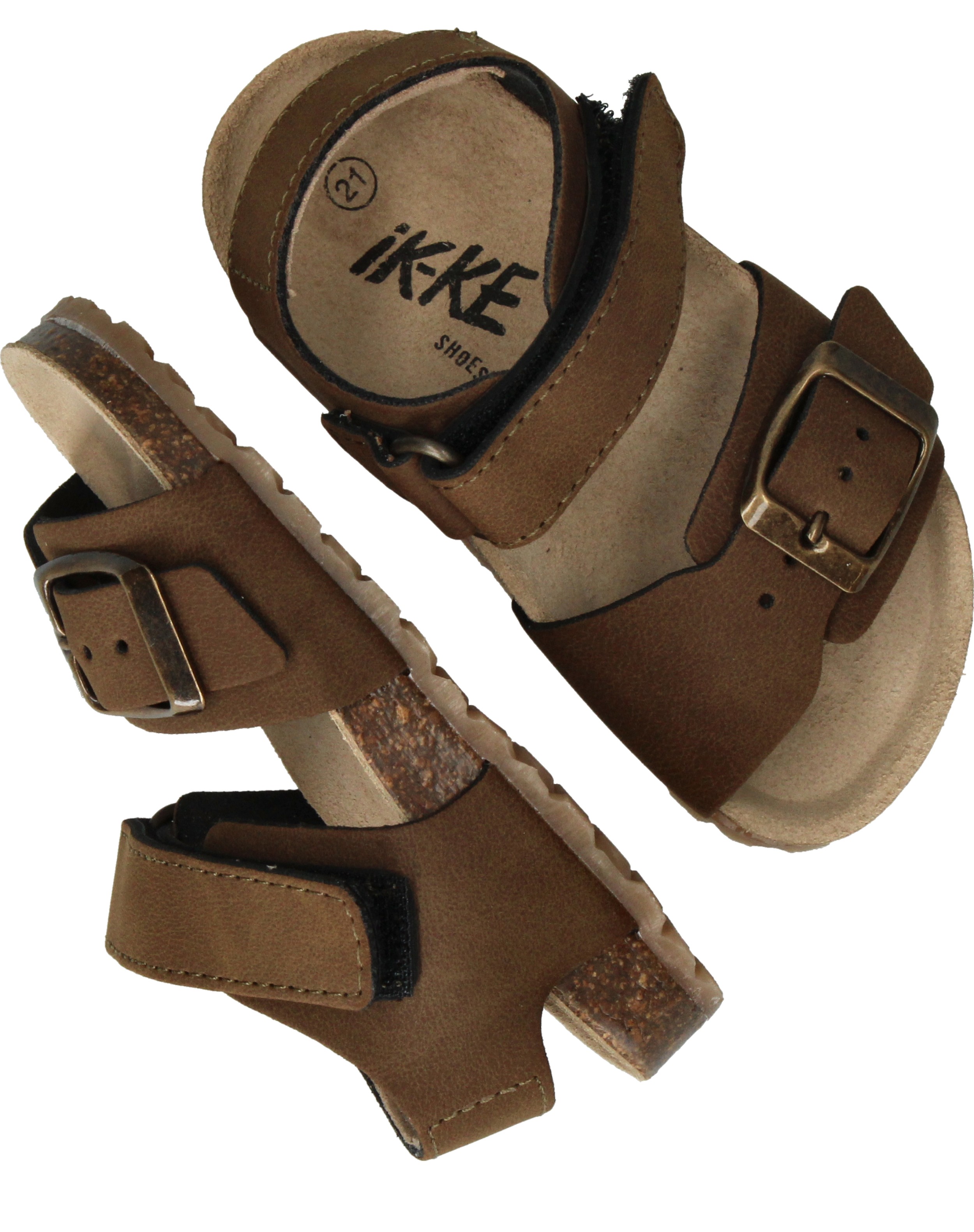 IK-KE Sandalen Bruin, sandaal voor unisex – foto 4