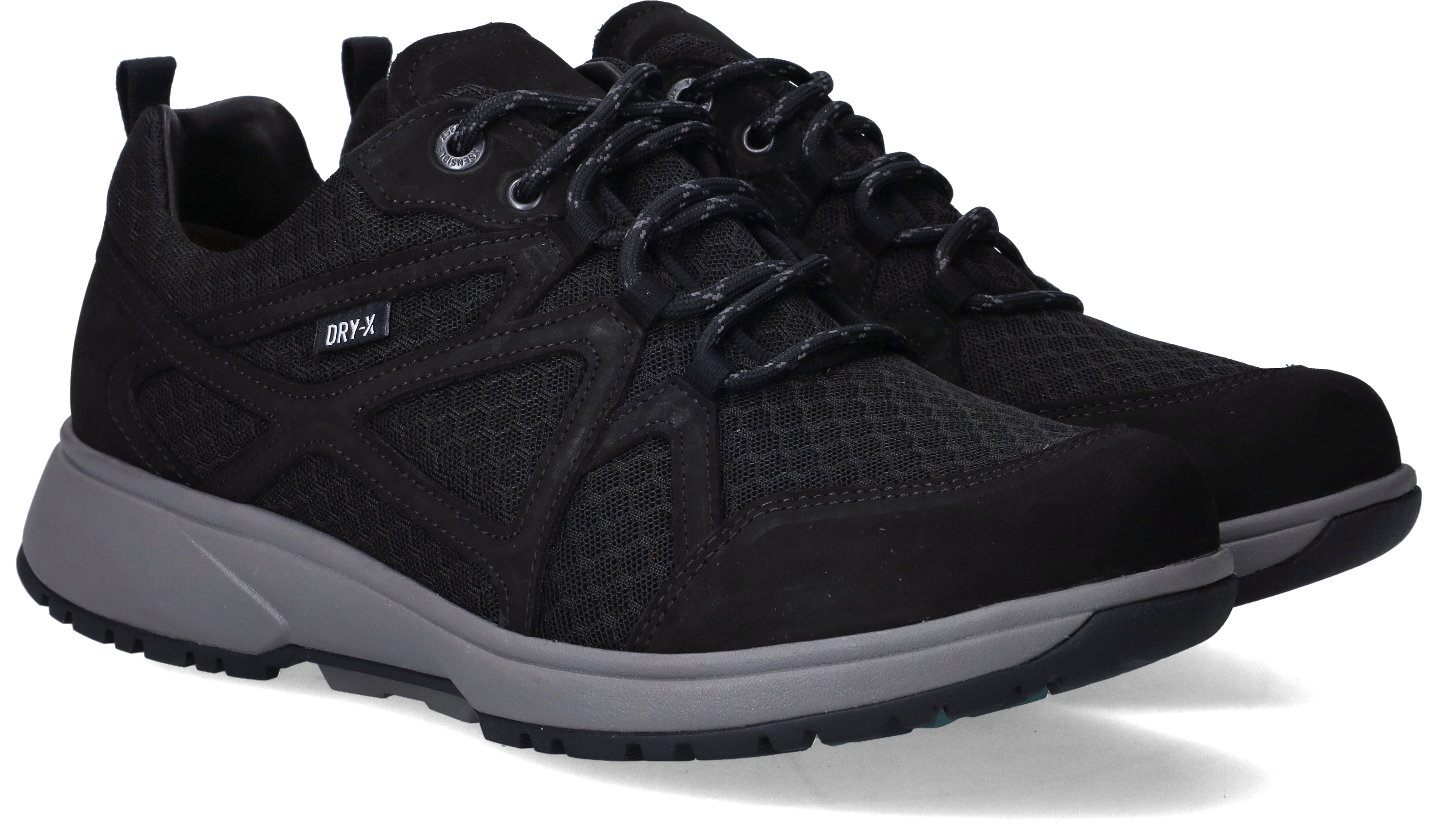 Xsensible Abo Stretchwalker Sneakers Zwart Heren | Durlinger.com