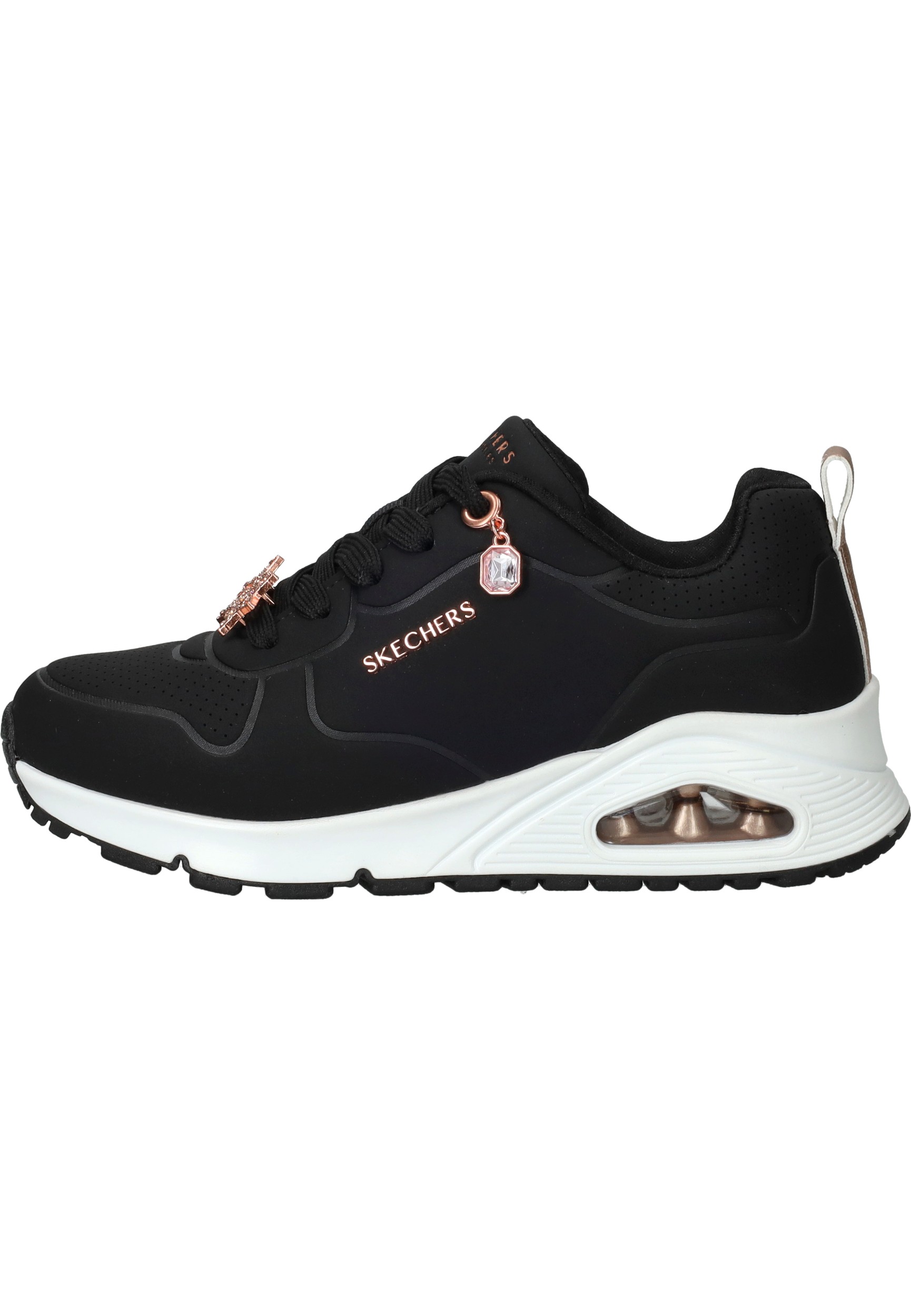 Skechers Uno Gen 1 Trendy Jewels Sneakers Meisjes Zwart – foto 6 van 6