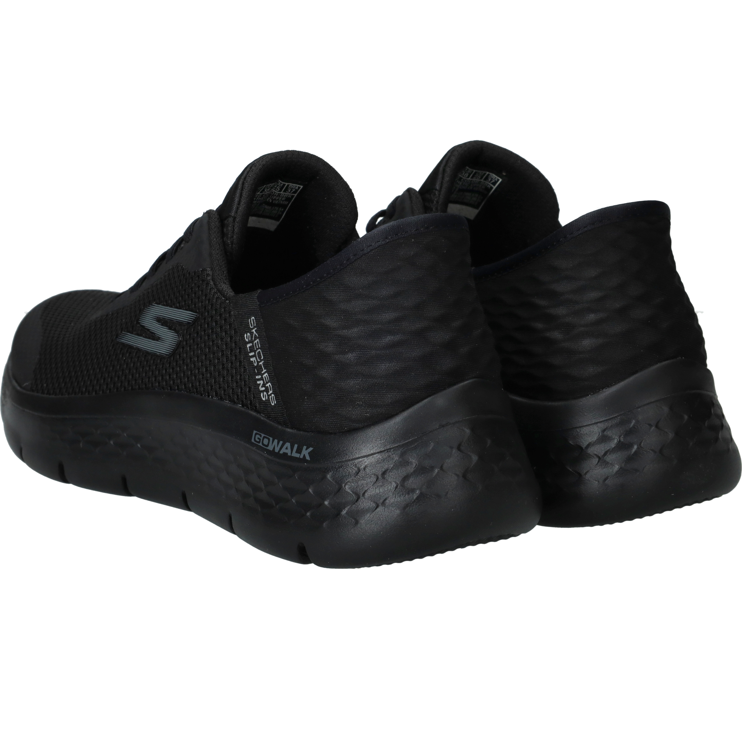 Skechers Slip-Ins Go Walk Flex Sneakers Dames Zwart, sneaker voor dames – foto 3