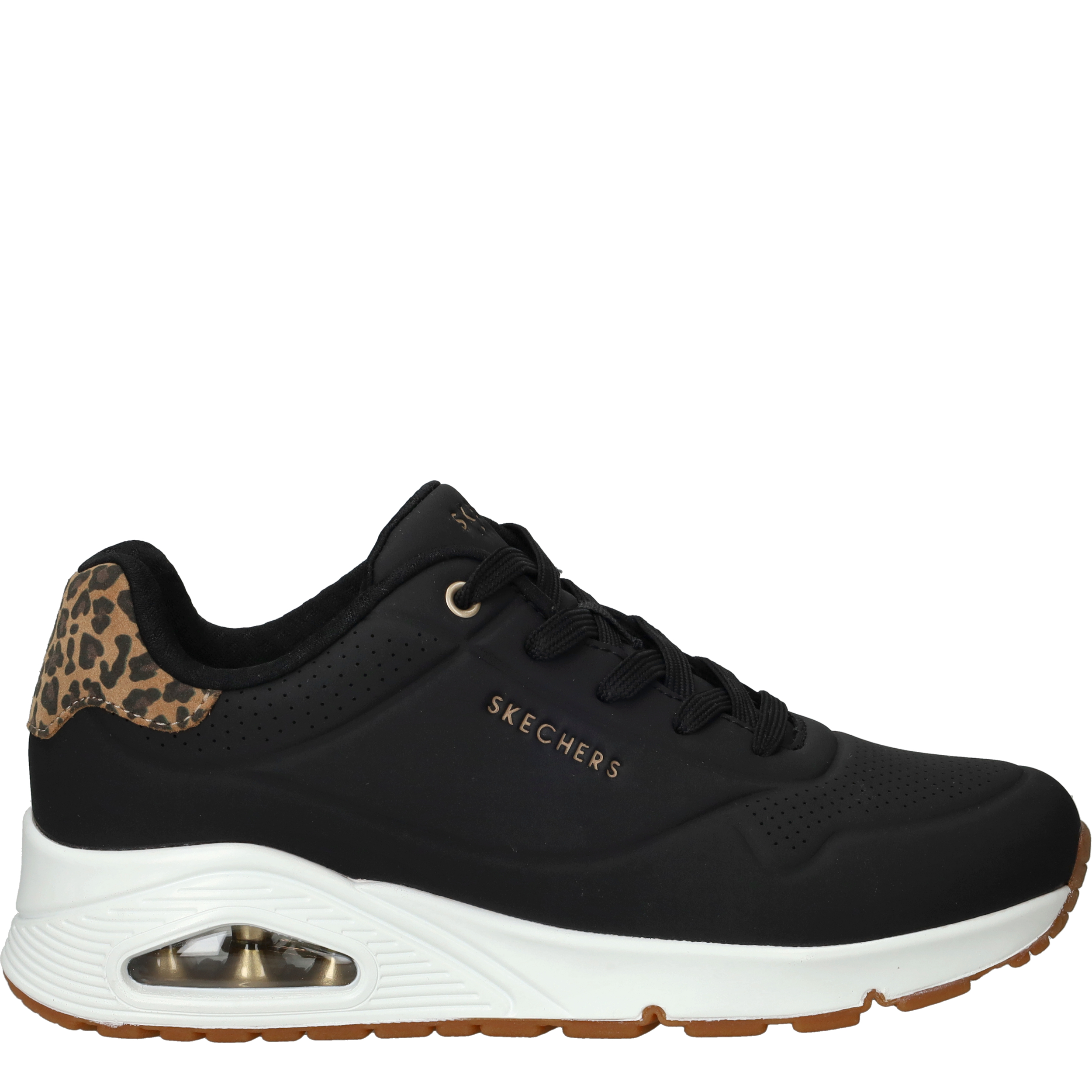 Skechers Uno Jungle Nite Sneakers Dames Zwart, sneaker voor dames – foto 2