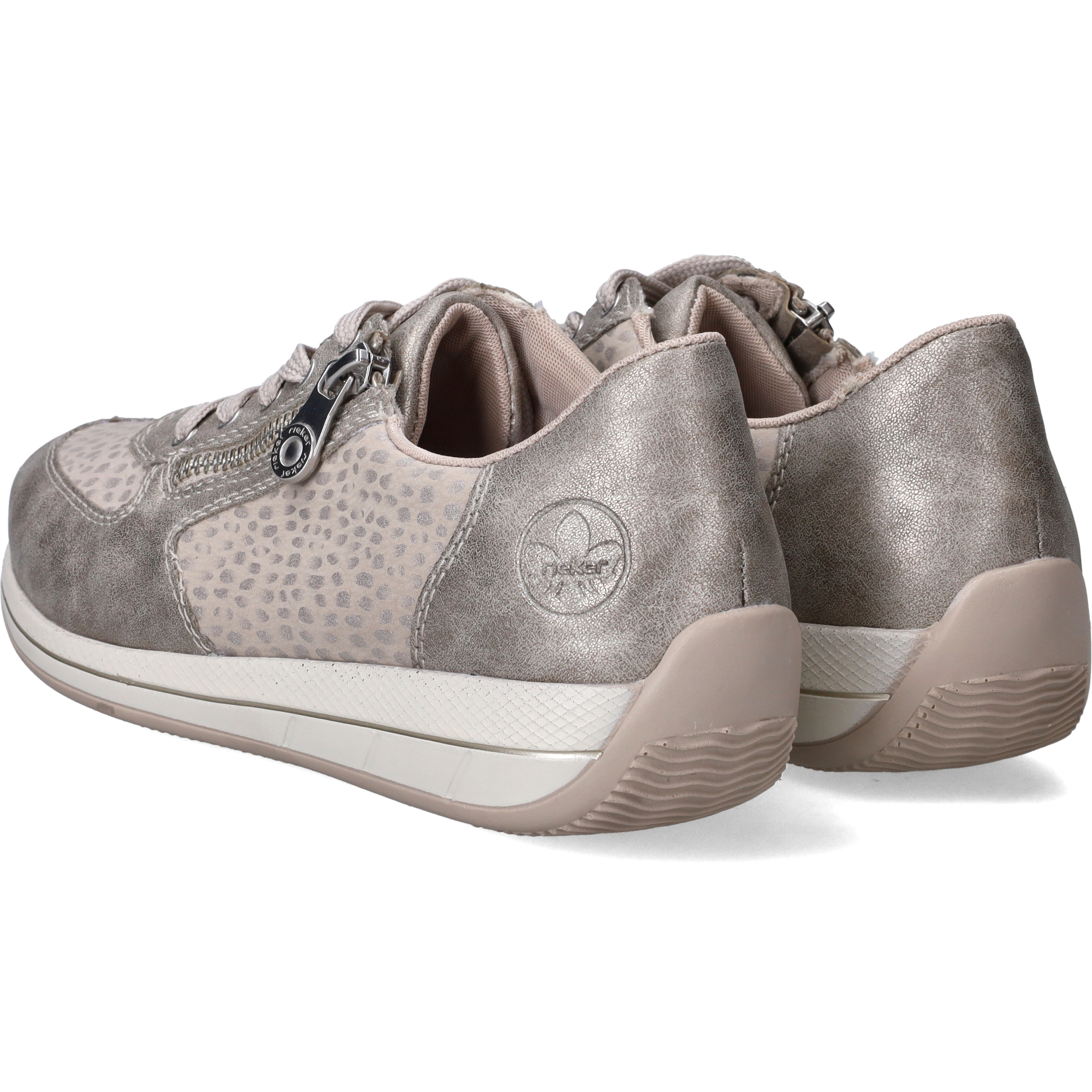 Rieker Sneakers Dames Zilver, foto 5