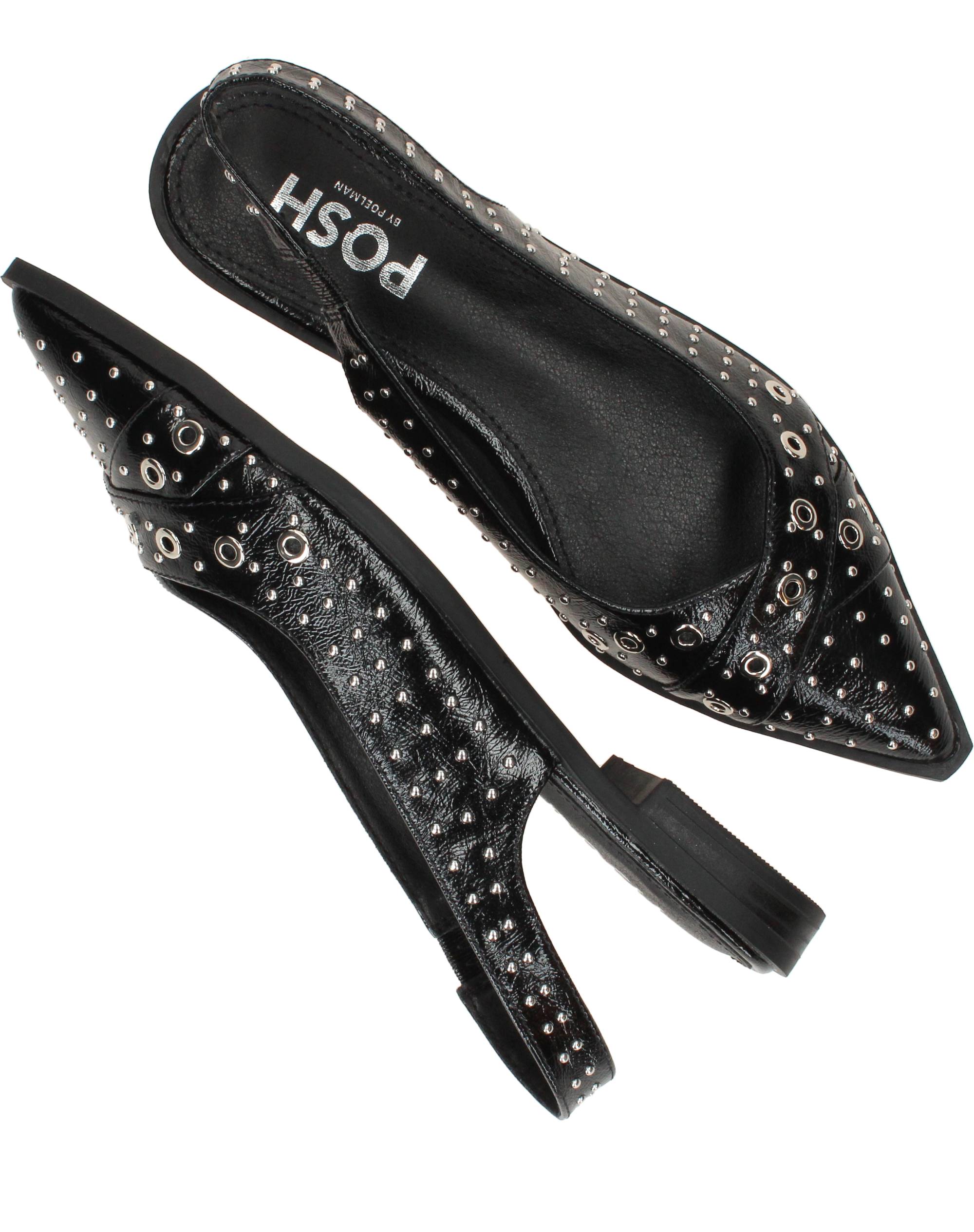 POSH By Poelman Instappers Dames Zwart, instapper voor dames – foto 4