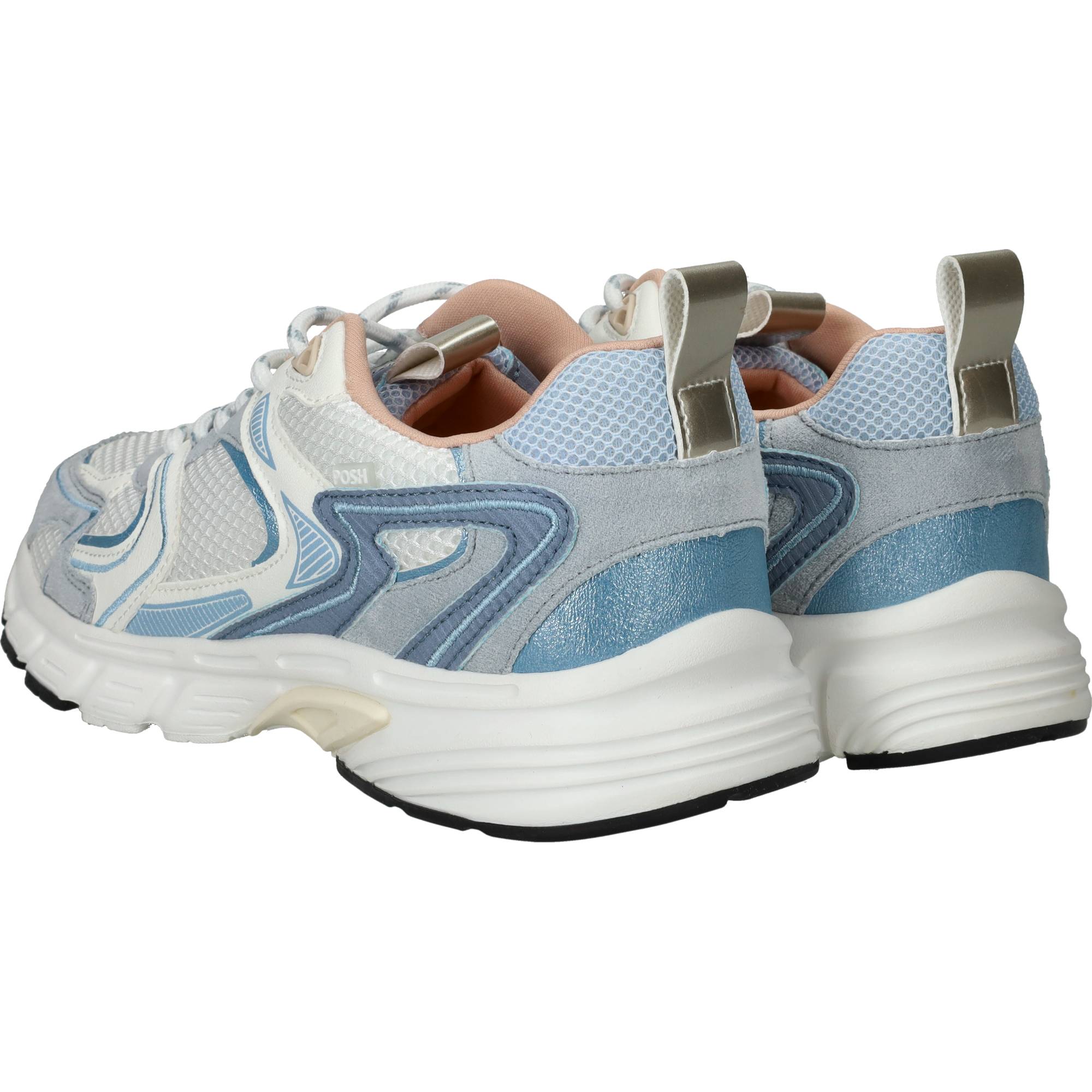 POSH By Poelman Sneakers Dames Blauw, sneaker voor dames – foto 3