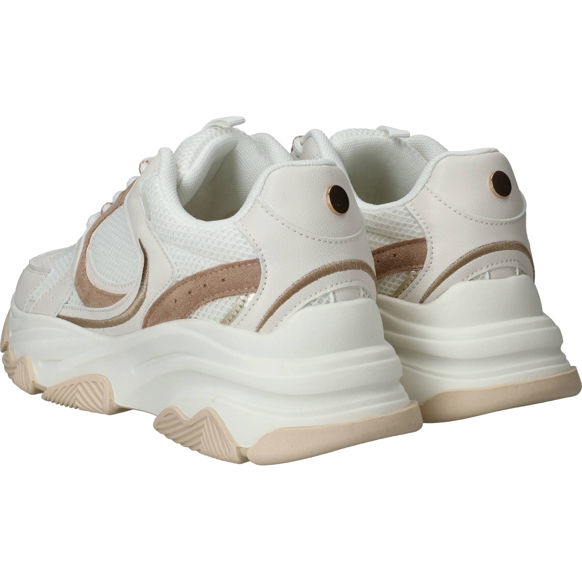 POSH By Poelman Sneakers Dames Wit, sneaker voor dames – foto 3