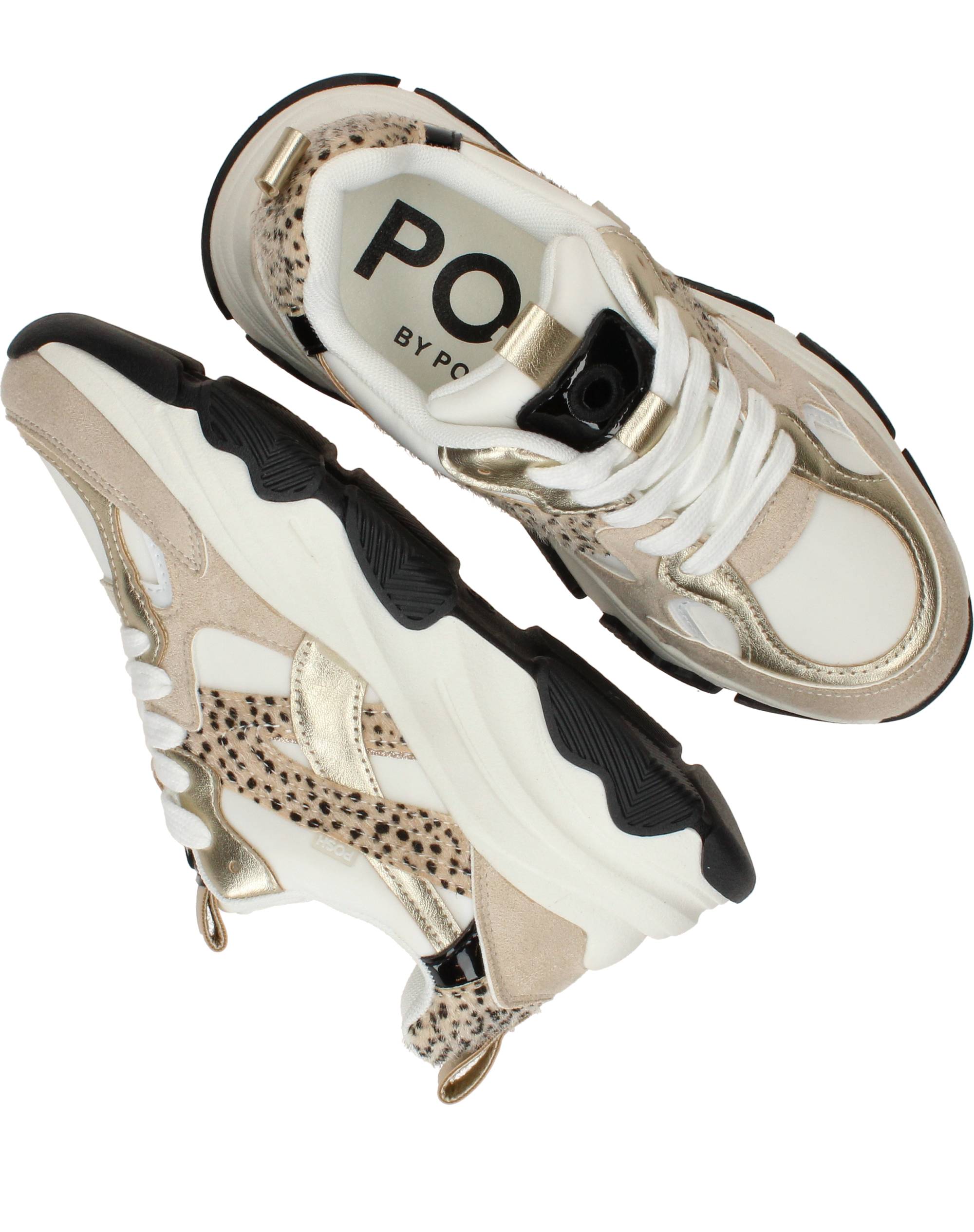 POSH by Poelman Sneakers Meisjes Beige – foto 4 van 6