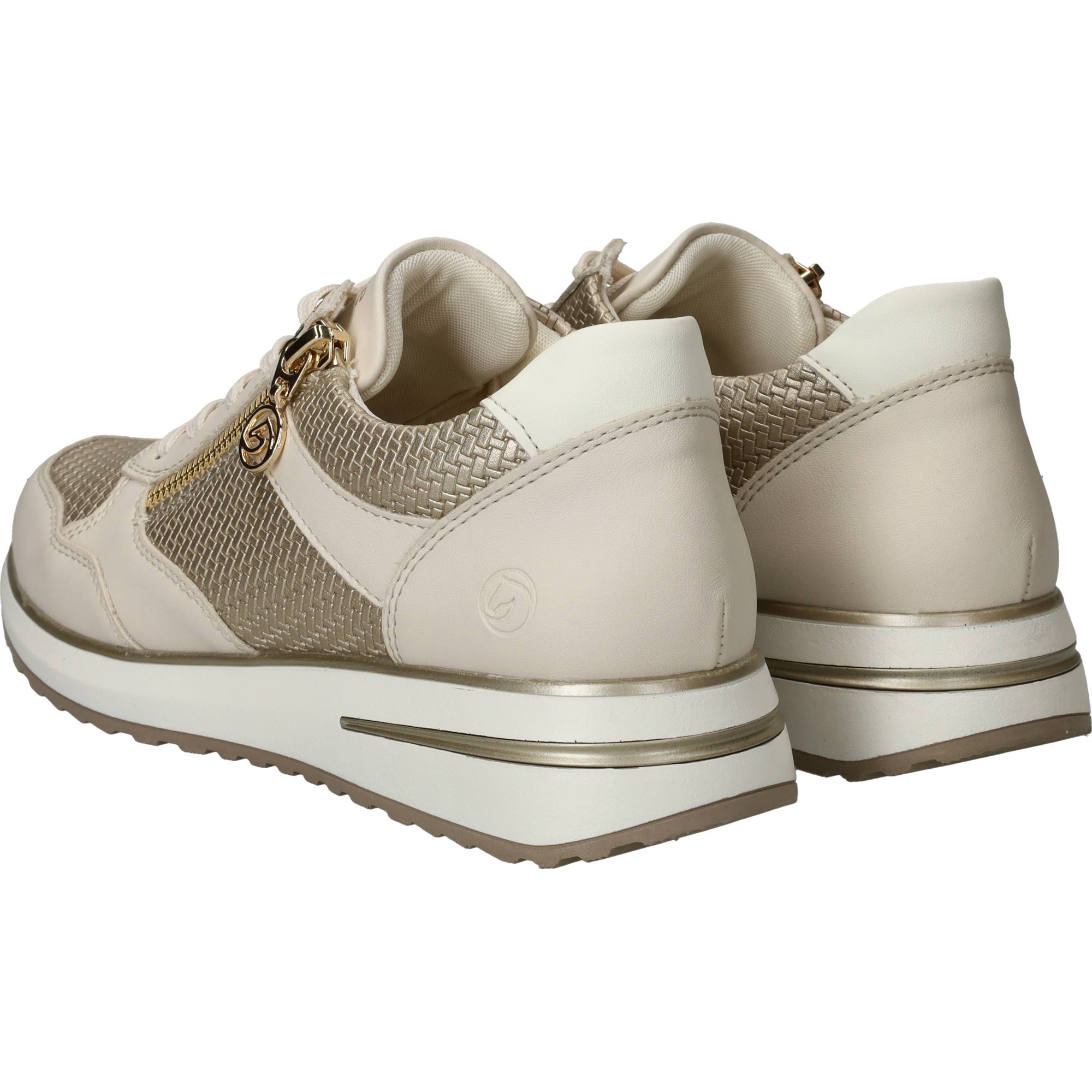 Remonte Sneakers Dames Beige, sneaker voor dames – foto 3