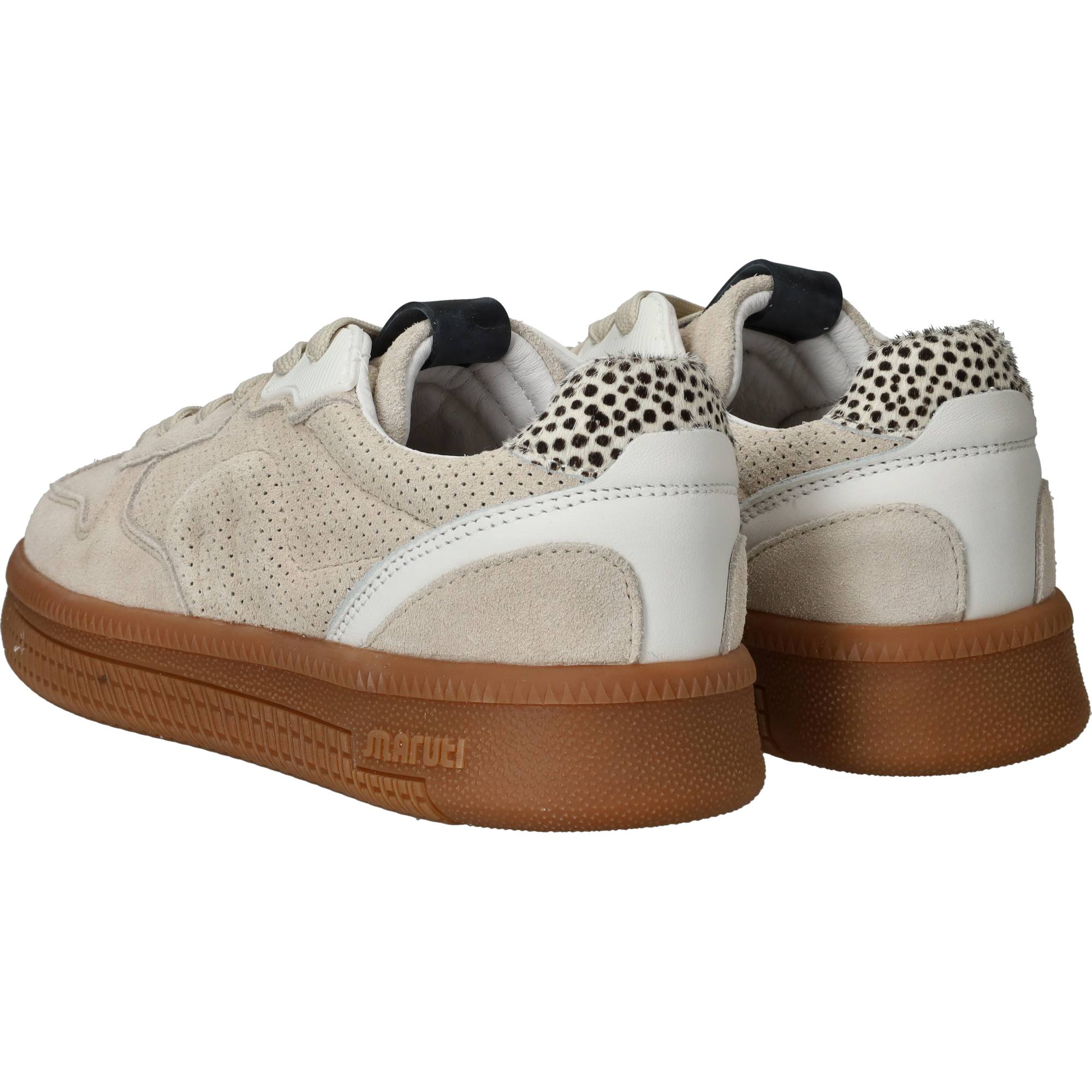 Maruti Yale Sneakers Dames Beige, sneaker voor dames – foto 7