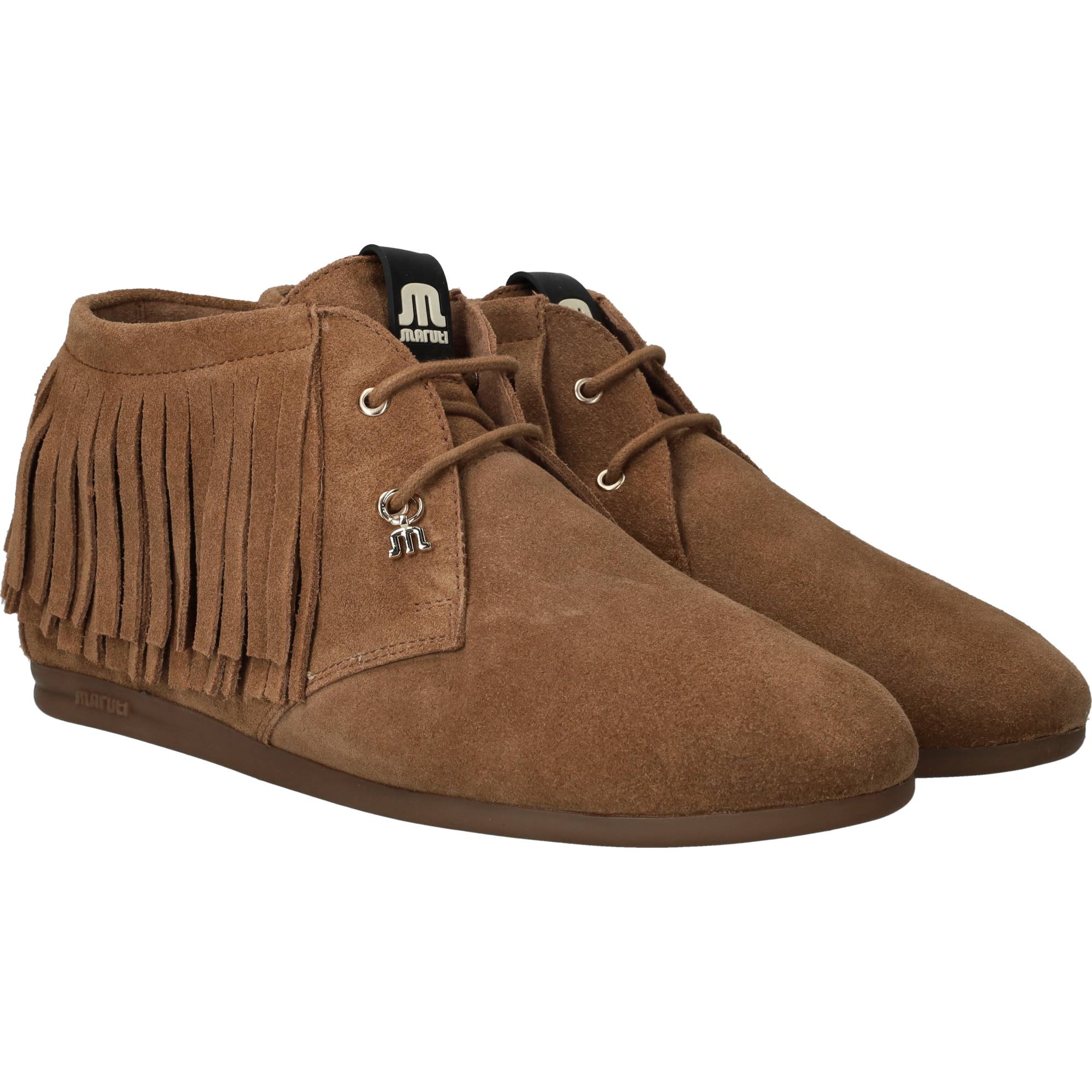 Maruti Eden Veterschoenen Dames Cognac, veterschoen voor dames – foto 2
