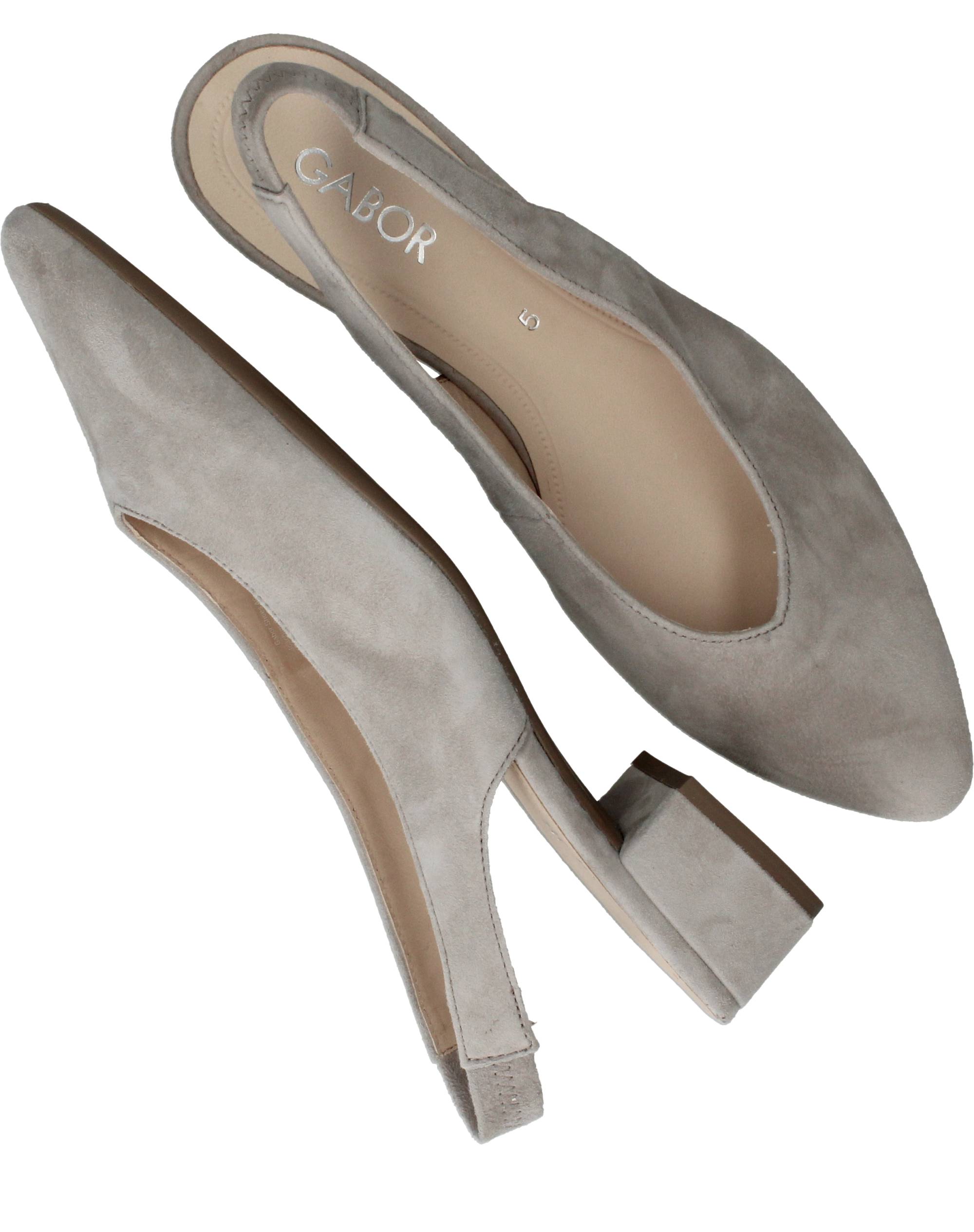 Gabor Slingbacks Dames Grijs, slingback voor dames – foto 4