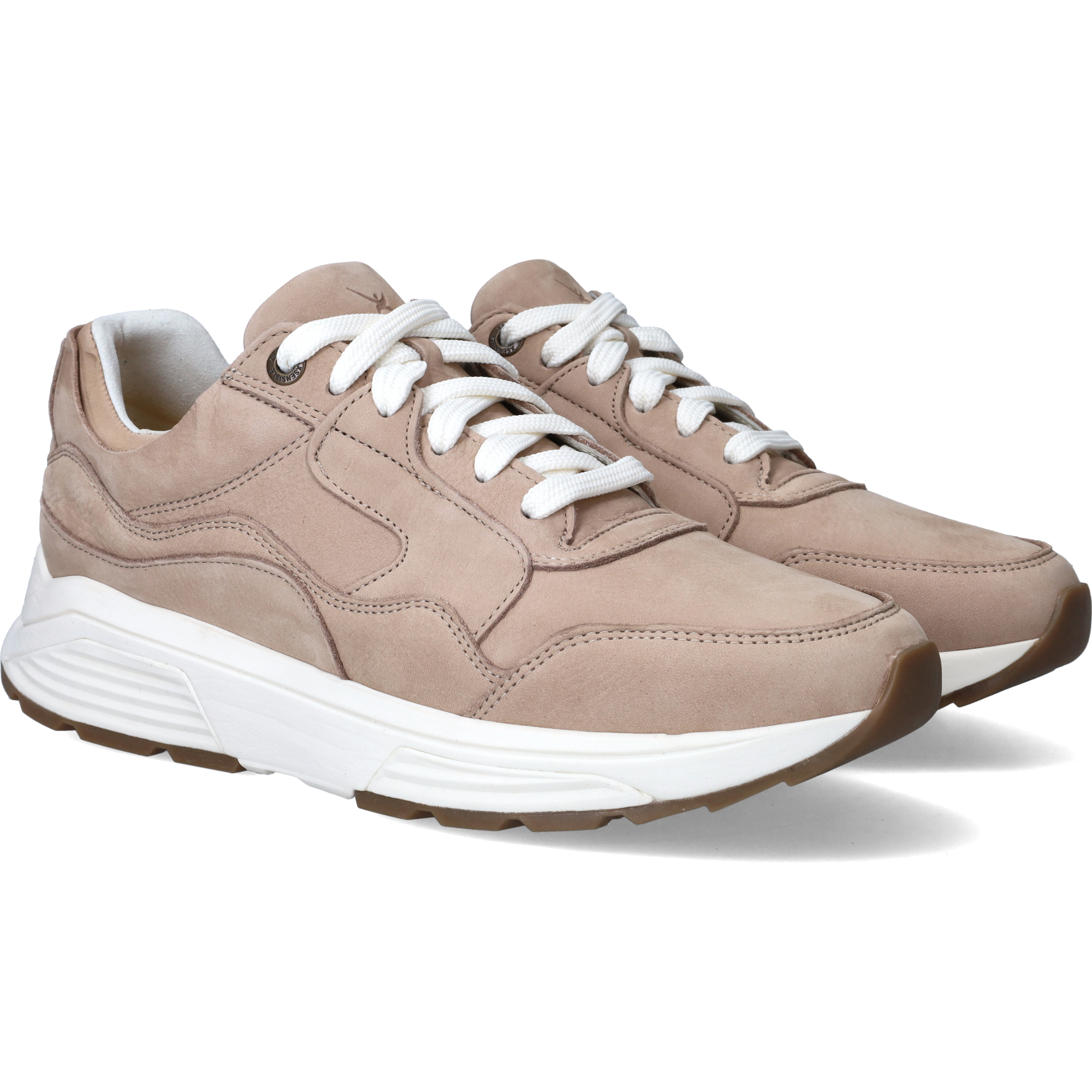 Xsensible Golden Gate Stretchwalker Sneakers Heren Taupe, sneaker voor heren – foto 4