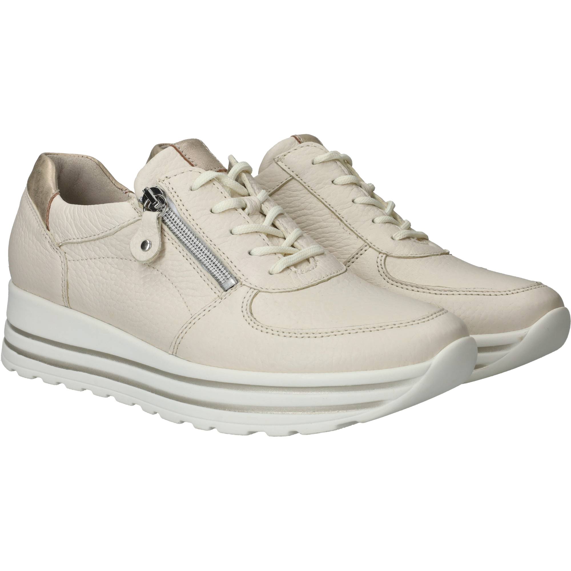 Waldlaufer Lana Sneakers Dames Beige, sneaker voor dames – foto 2