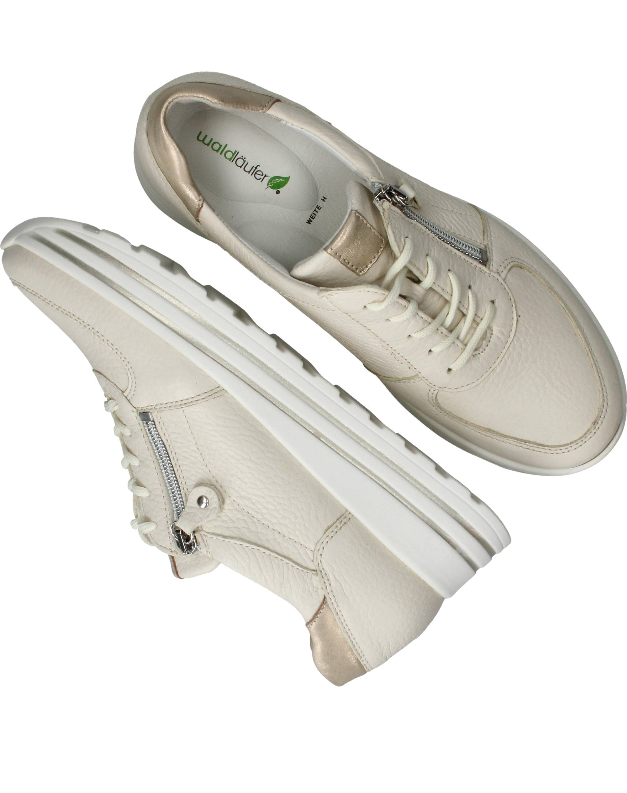 Waldlaufer Lana Sneakers Dames Beige, sneaker voor dames – foto 4