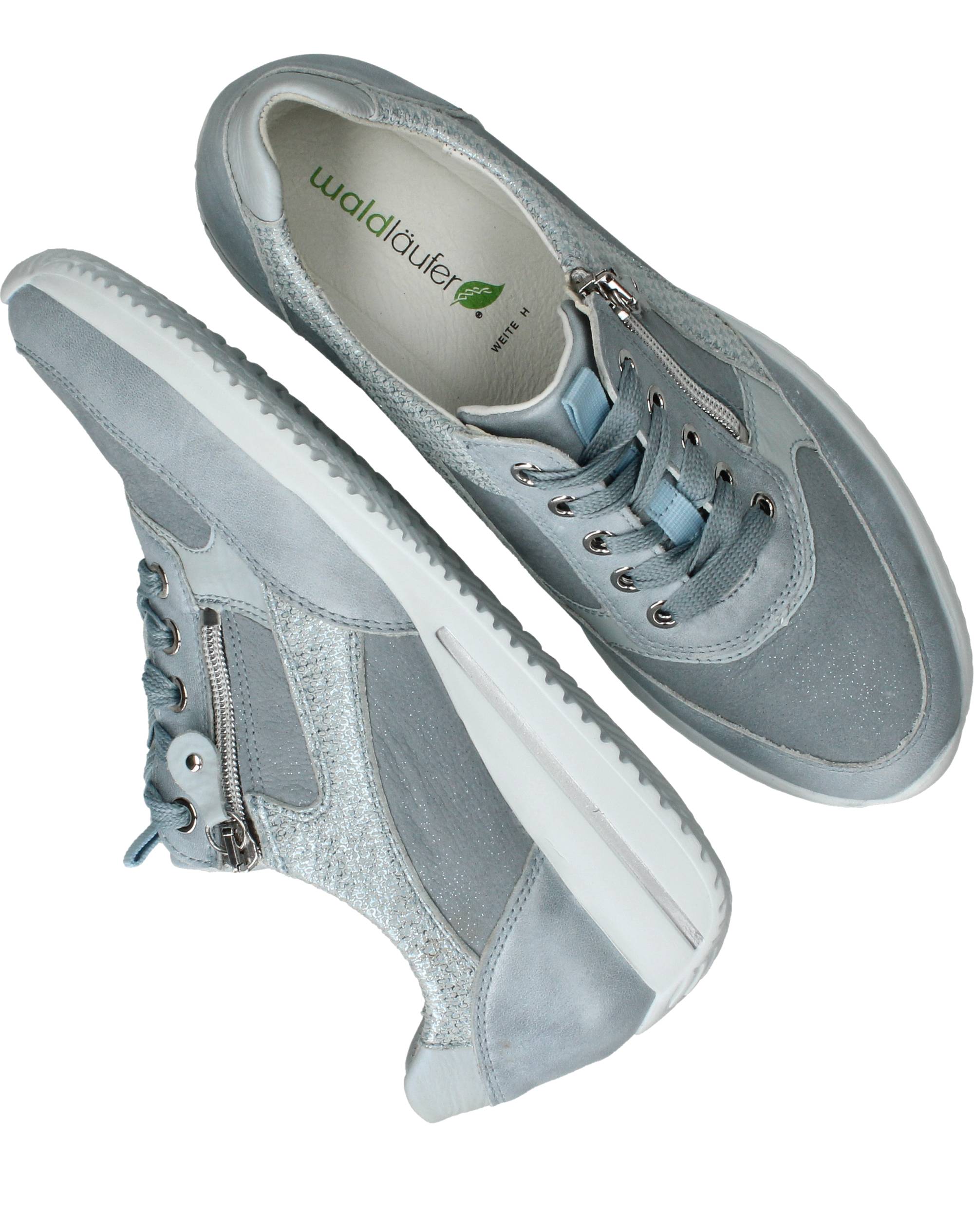 Waldlaufer Himona Sneakers Dames Blauw, sneaker voor dames – foto 4
