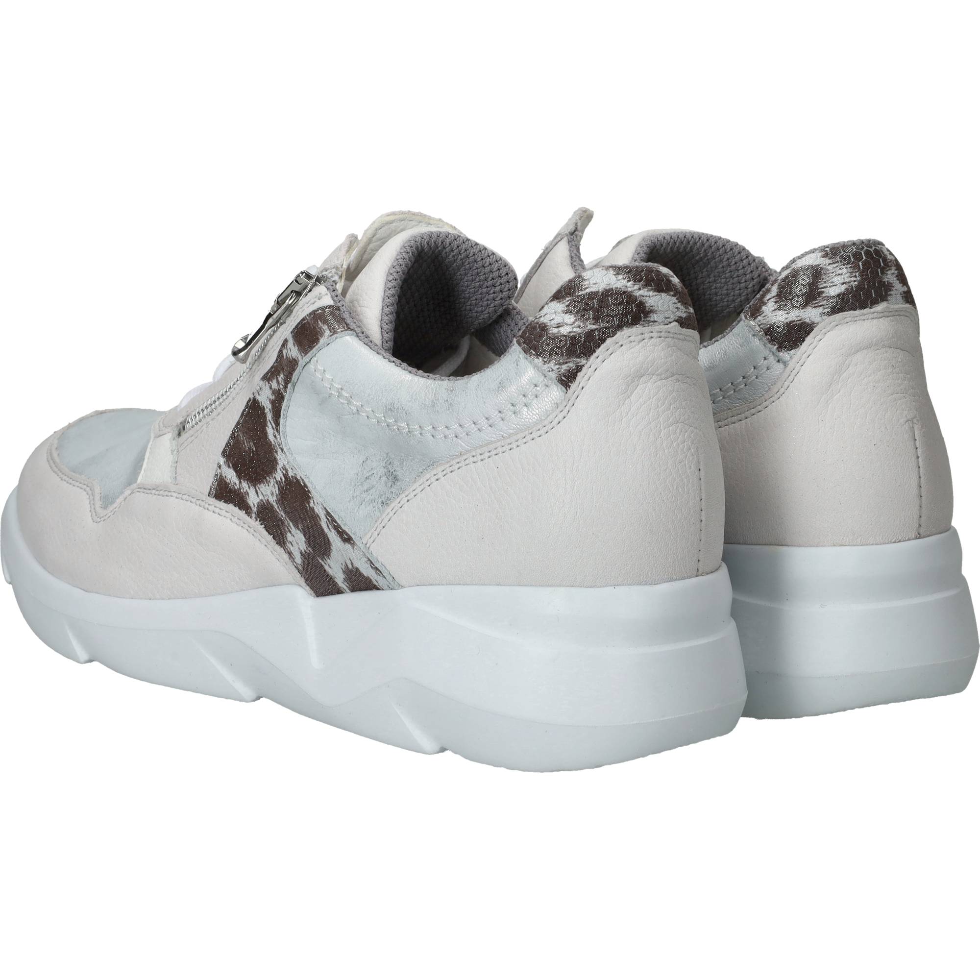 Waldlaufer Funky Sneakers Dames Wit, sneaker voor dames – foto 3