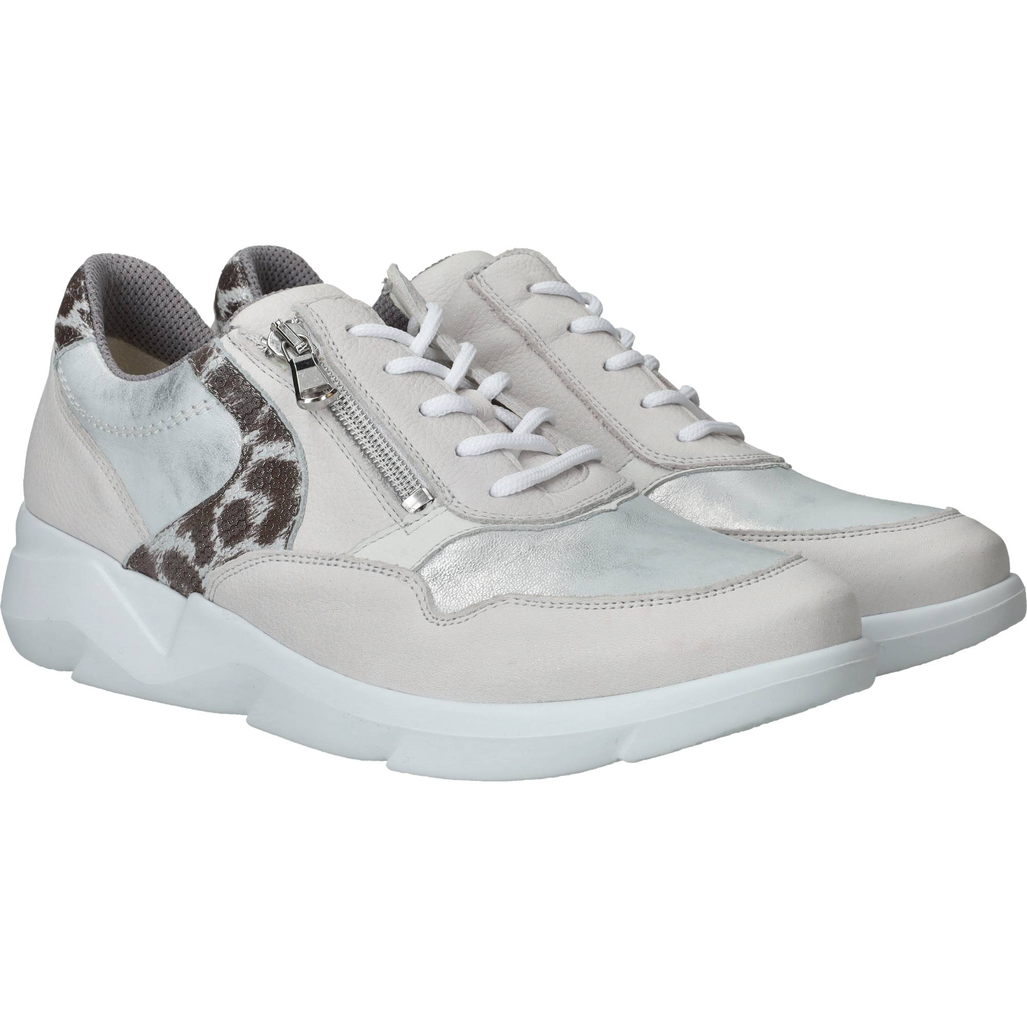 Waldlaufer Funky Sneakers Dames Wit, sneaker voor dames – foto 2