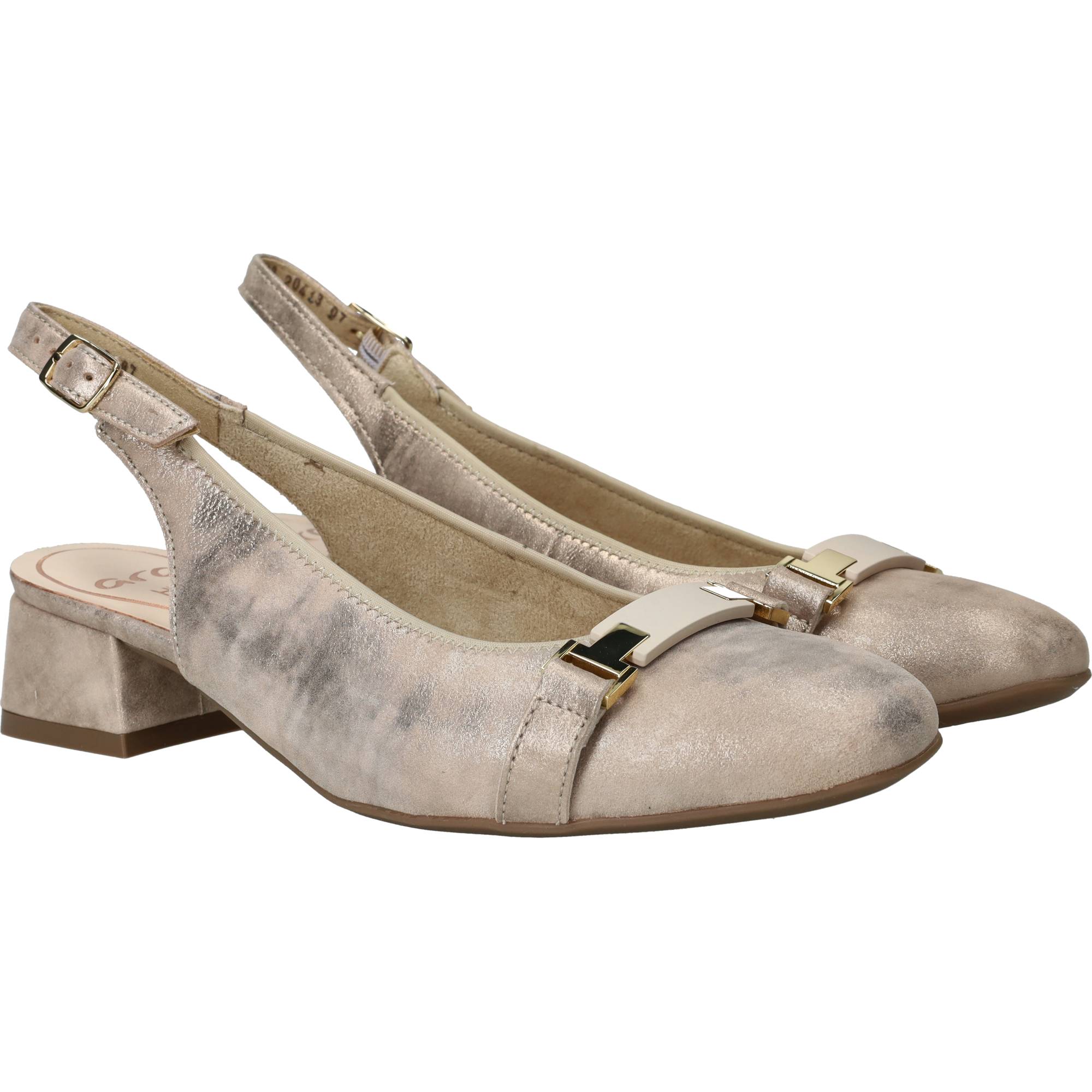Ara Graz 2.0 Slingbacks Dames Goud, slingback voor dames – foto 2
