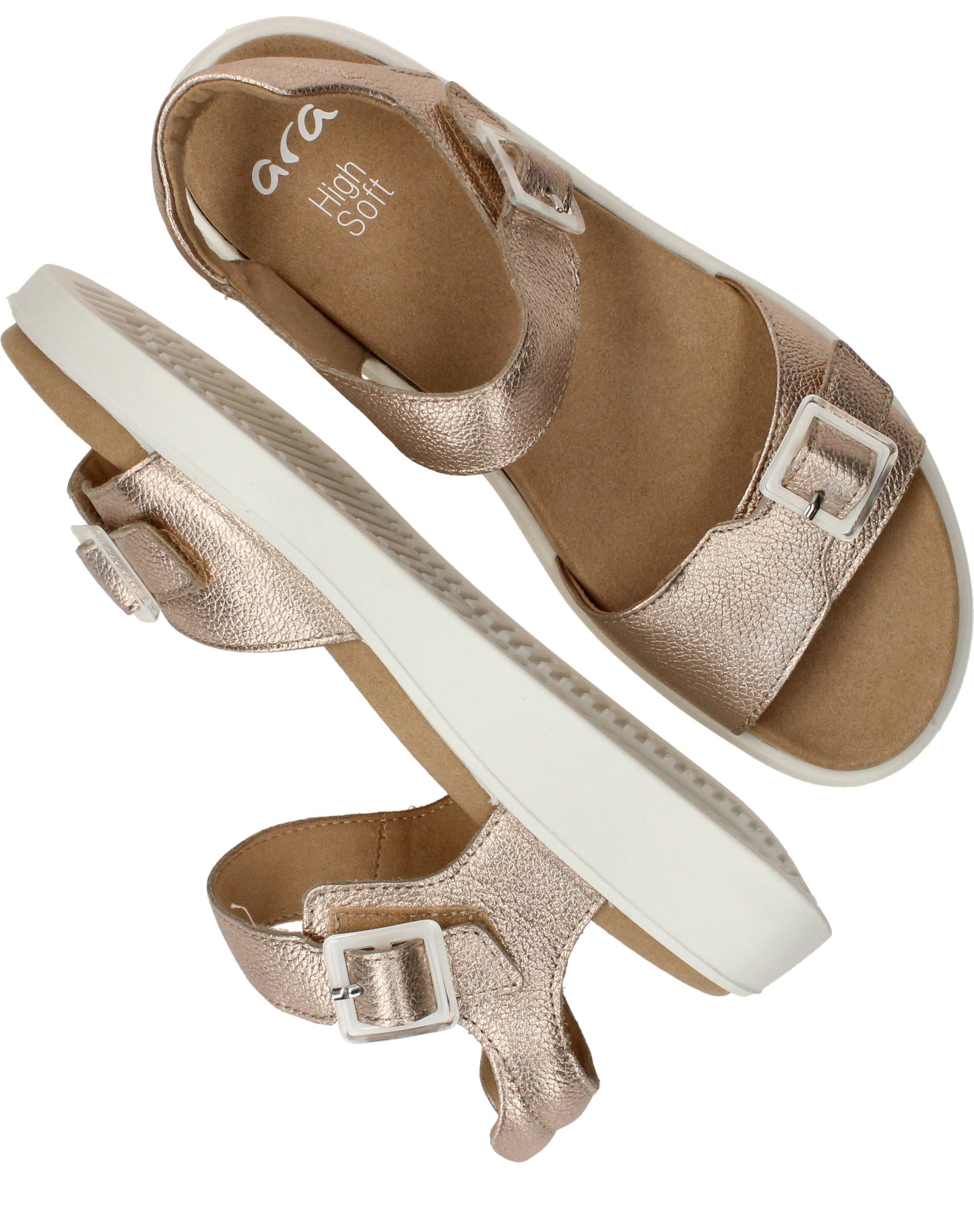 Ara Madeira-S Sandalen Dames Goud, sandaal voor dames – foto 4