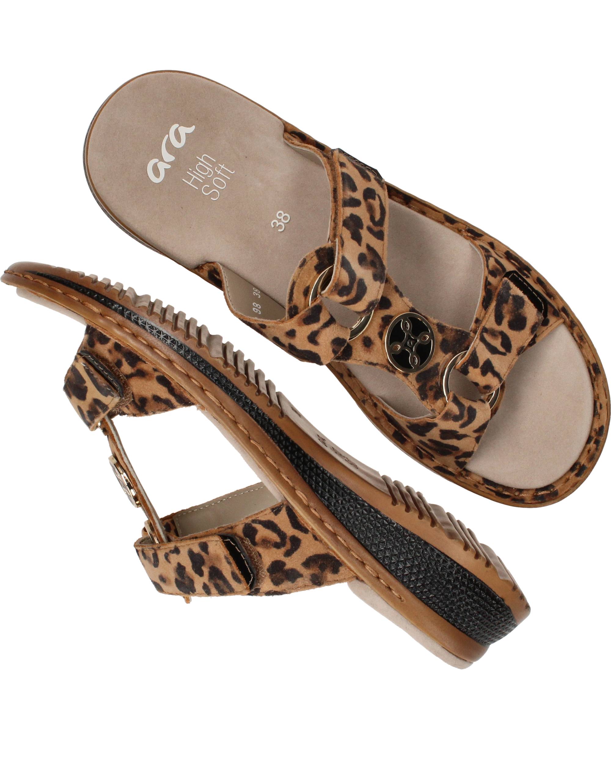 Ara Hawaii 2.0 Slippers Dames Bruin, slipper voor dames – foto 4