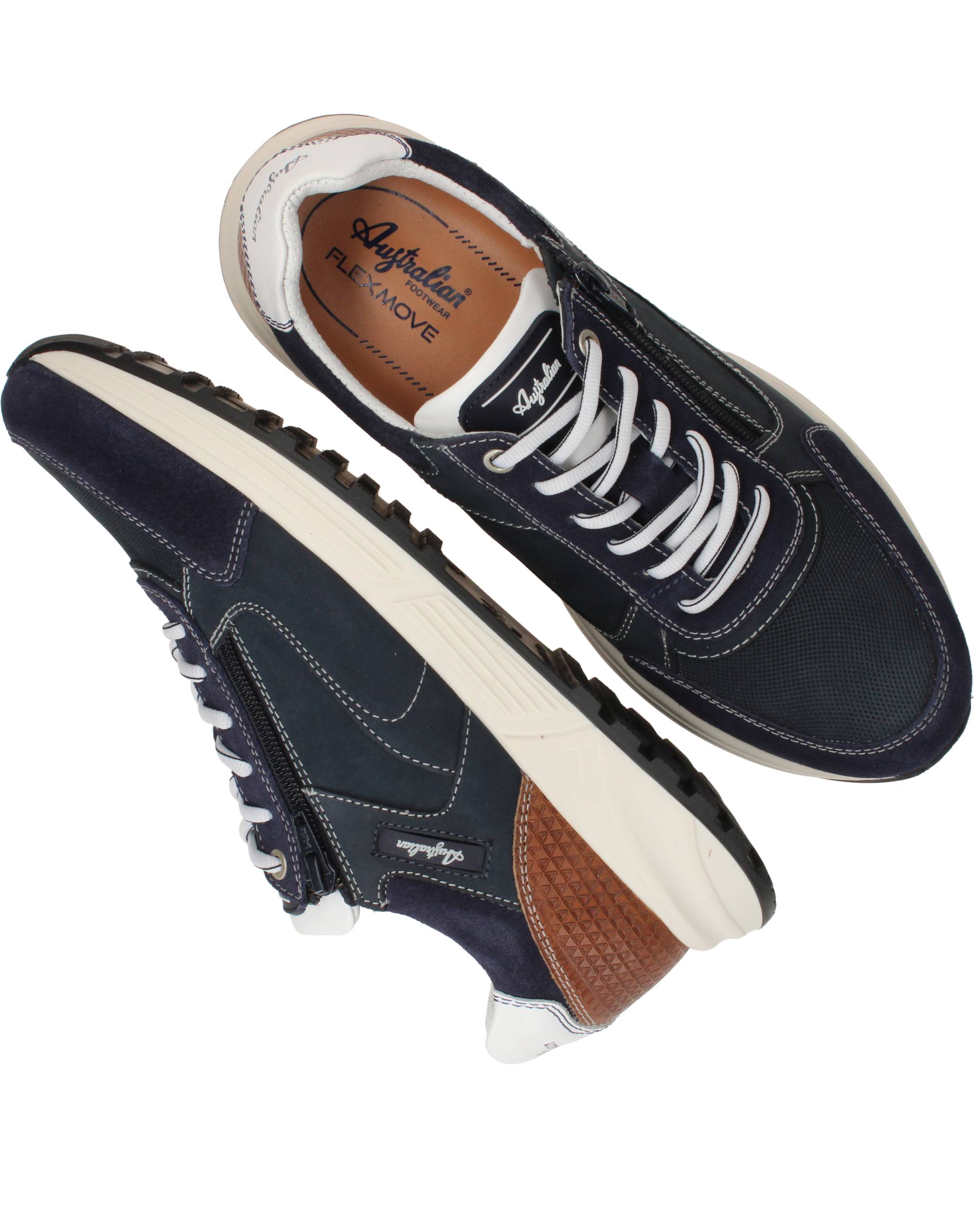 Australian Discover Sneakers Heren Blauw, sneaker voor heren – foto 4
