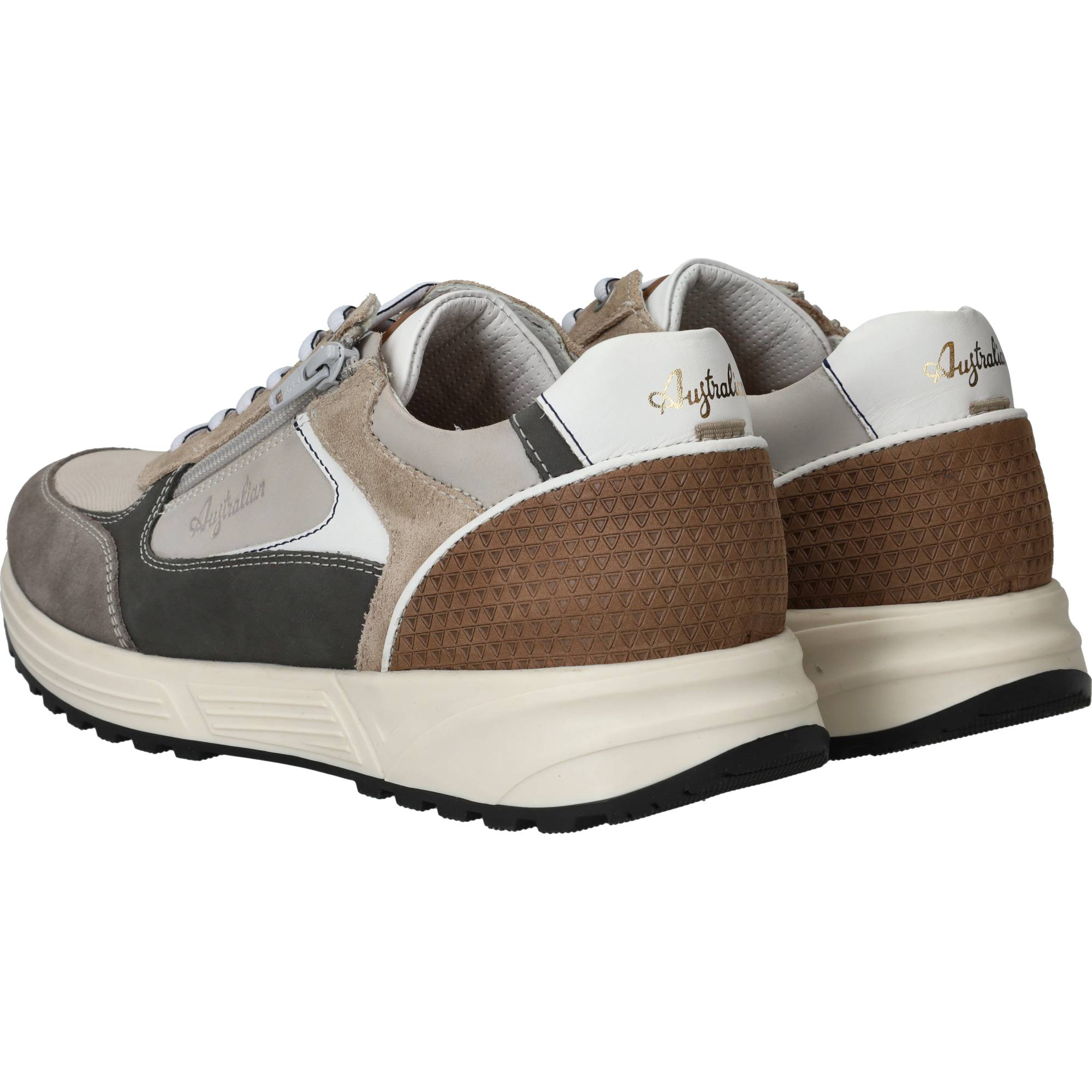 Australian Hawker Sneakers Heren Taupe, sneaker voor heren – foto 3