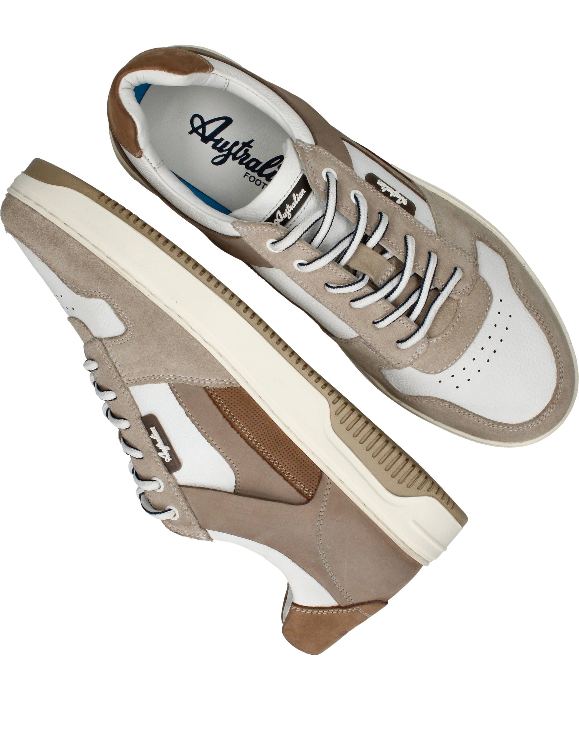 Australian Richmond Sneakers Heren Taupe, sneaker voor heren – foto 4