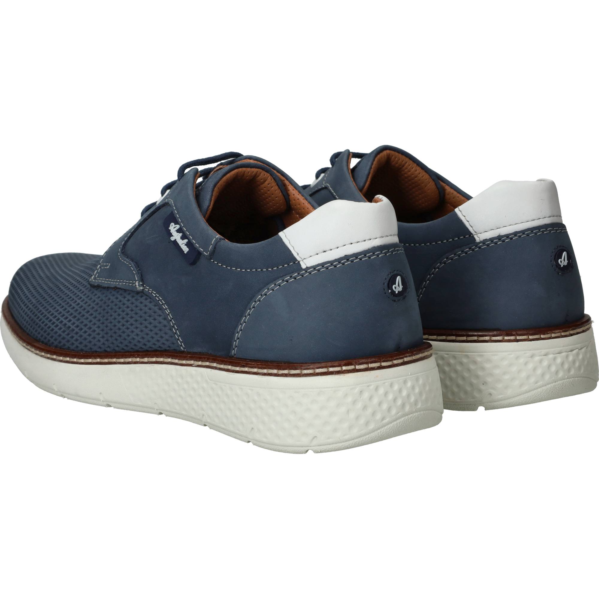 Australian Porto Veterschoenen Heren Blauw, veterschoen voor heren – foto 3