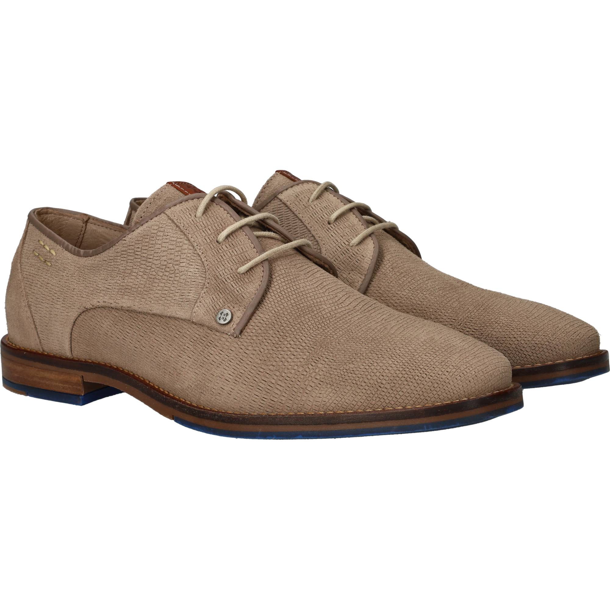 Berkelmans Posadas Veterschoenen Heren Taupe, veterschoen voor heren – foto 2