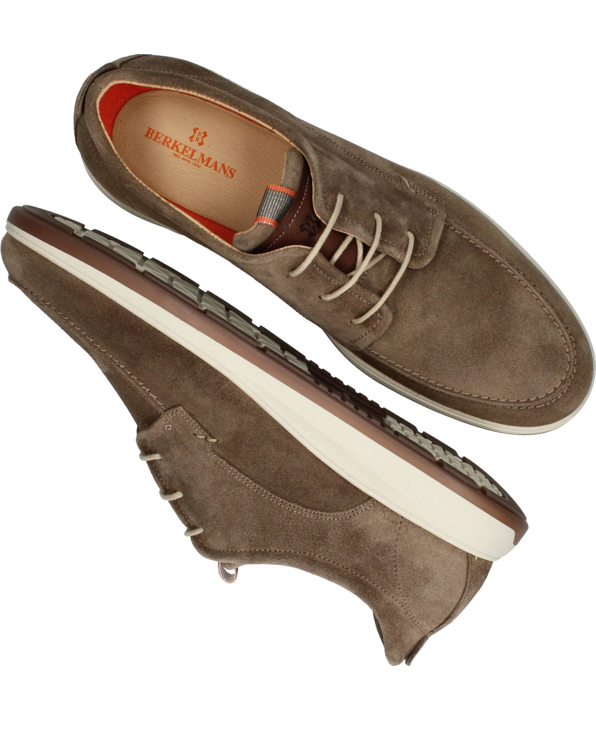 Berkelmans Lydden Veterschoenen Heren Taupe, veterschoen voor heren – foto 4