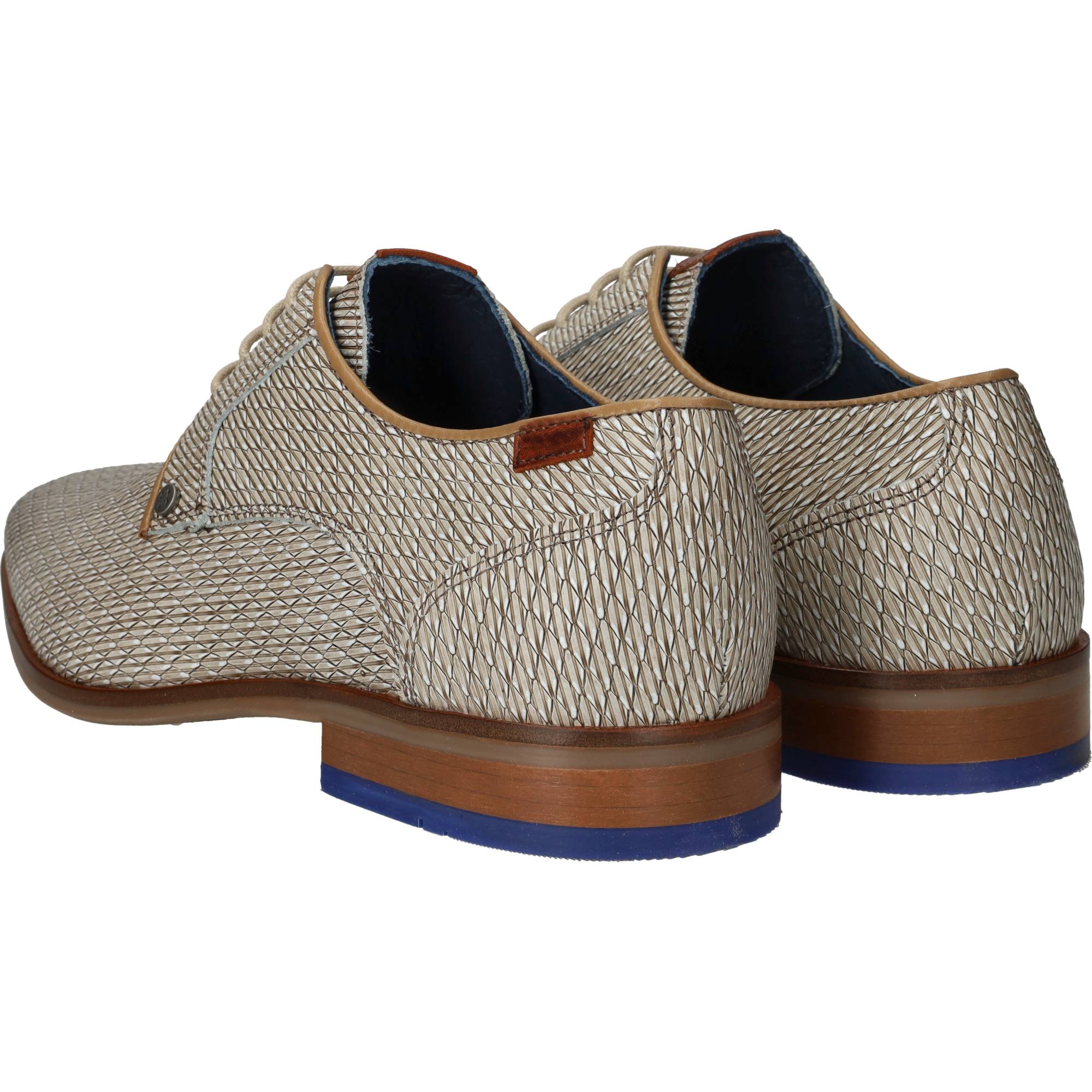 Berkelmans Oulton Veterschoenen Heren Beige, veterschoen voor heren – foto 3