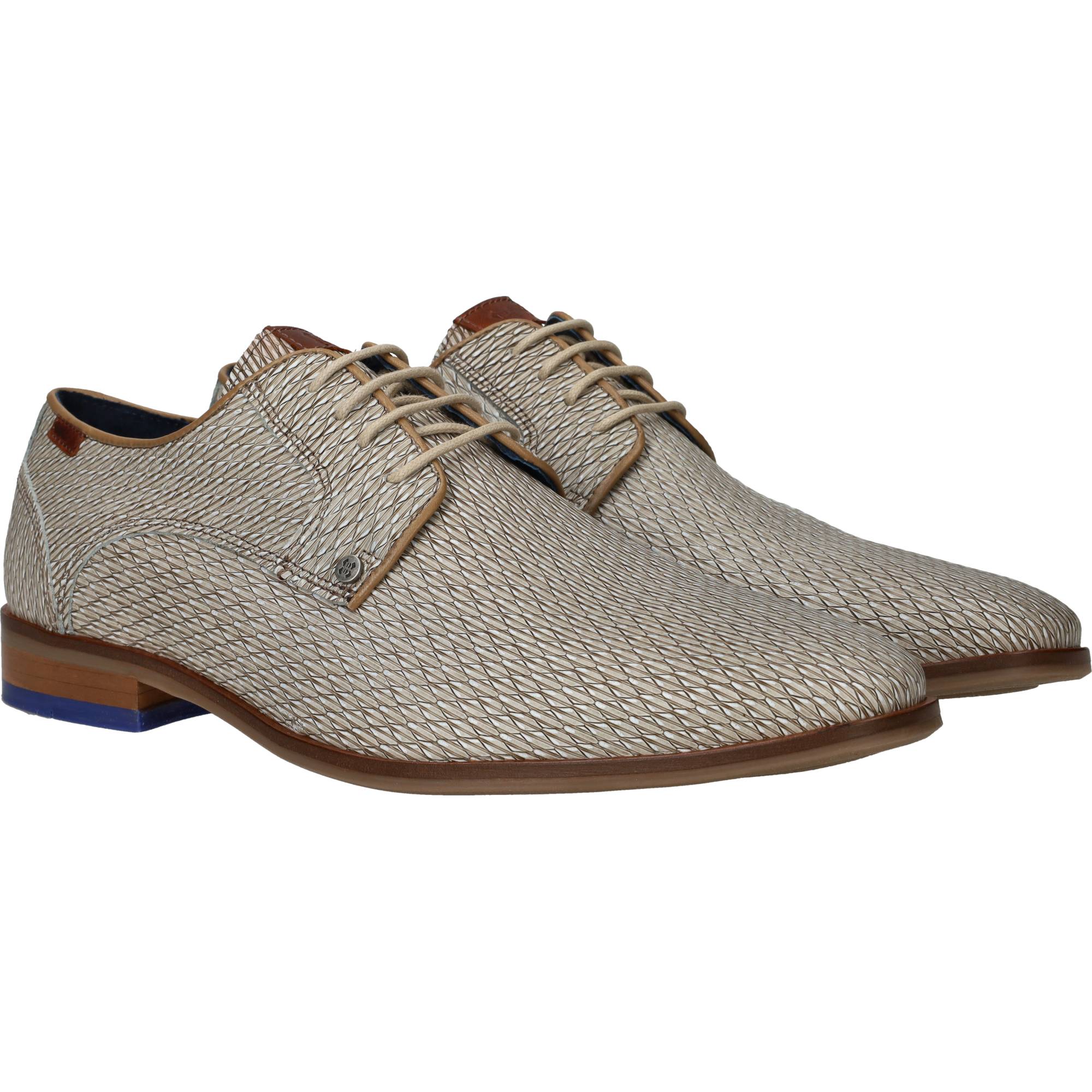 Berkelmans Oulton Veterschoenen Heren Beige, veterschoen voor heren – foto 2