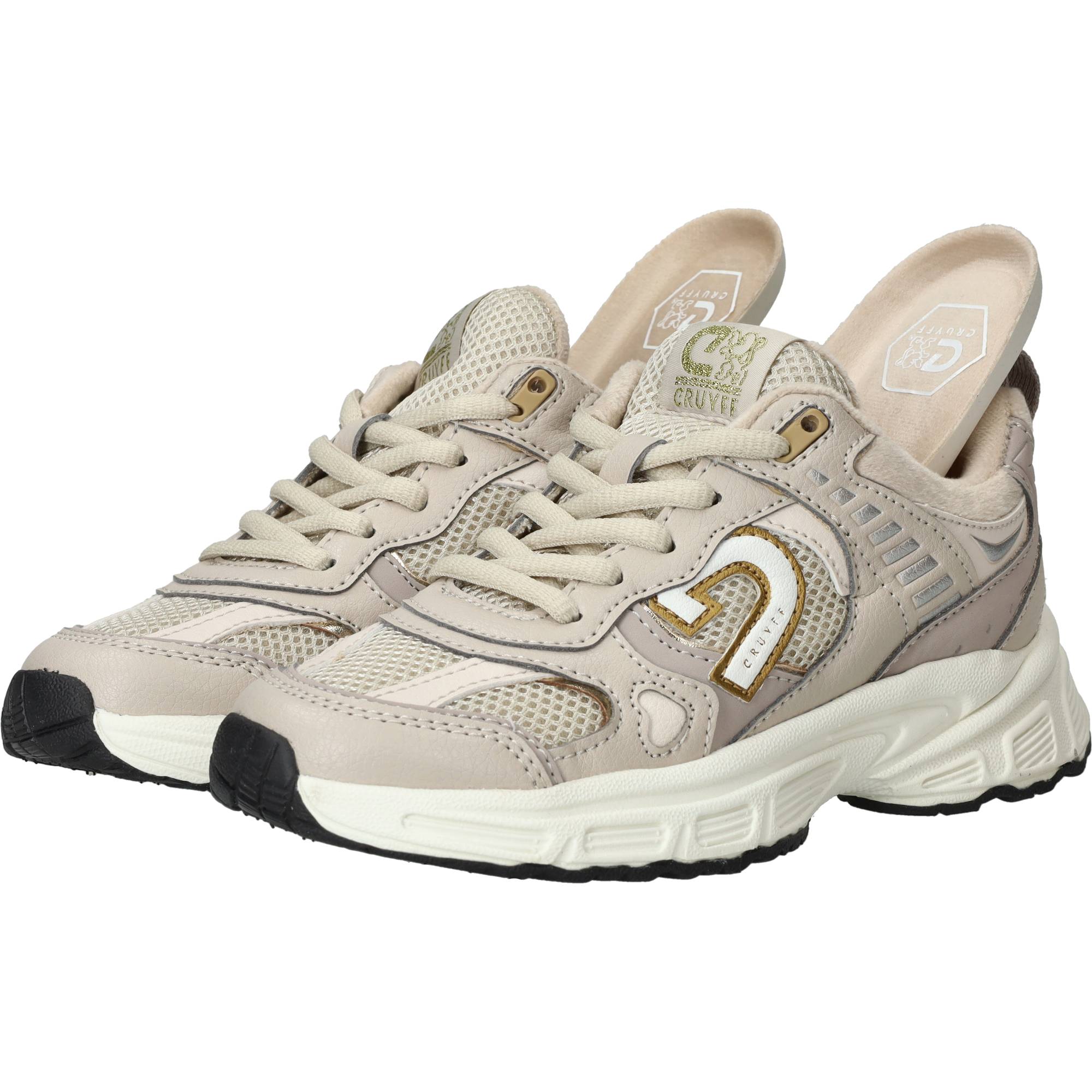 Cruyff Marti Sneakers Meisjes Beige – foto 4