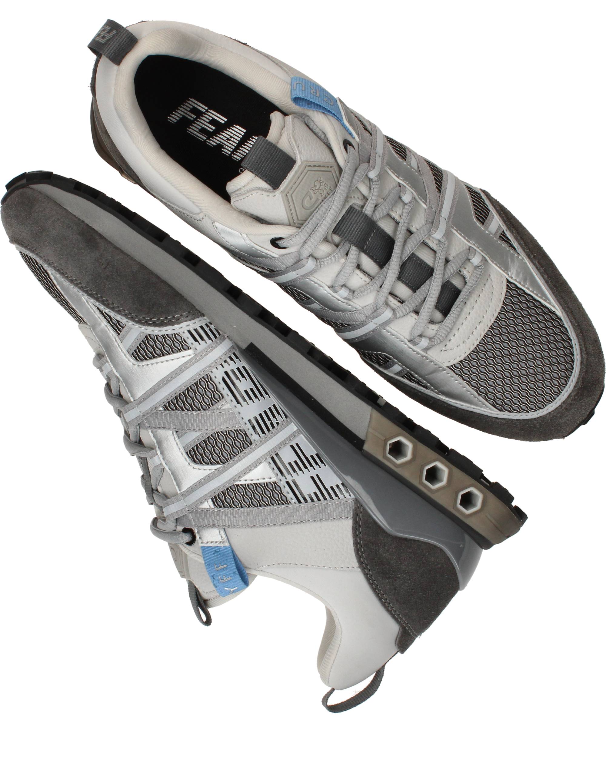 Cruyff Fearia Futura Sneakers Heren Grijs, sneaker voor heren – foto 4