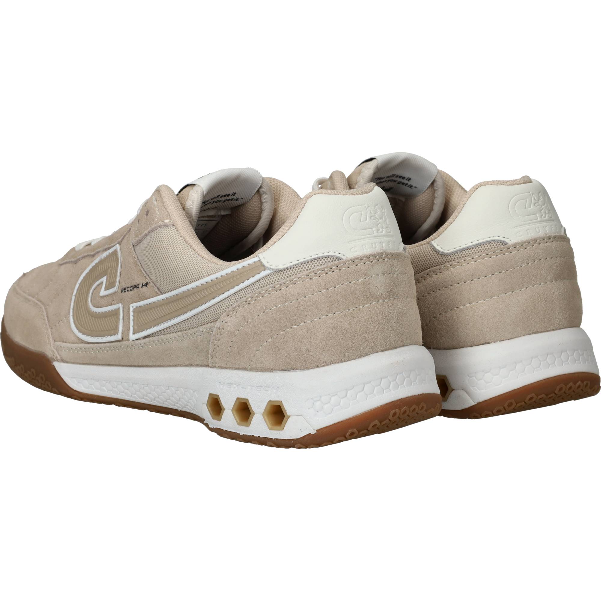 Cruyff Recopa 14 IN Sneakers Heren Beige, sneaker voor heren – foto 3