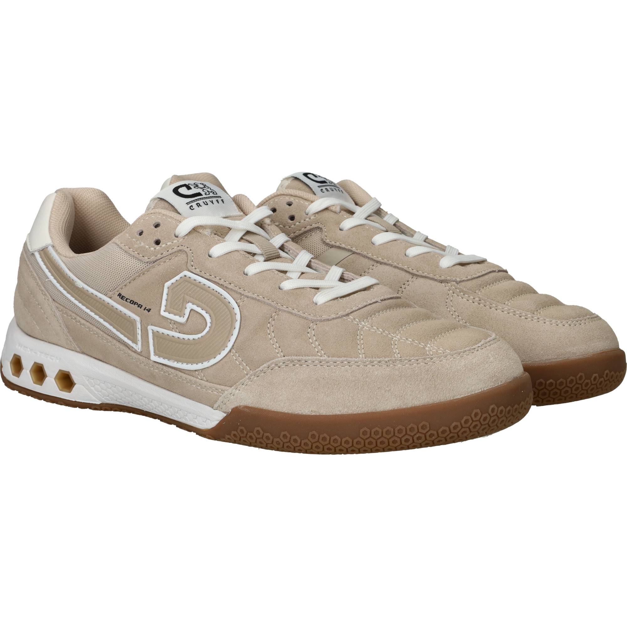 Cruyff Recopa 14 IN Sneakers Heren Beige, sneaker voor heren – foto 2