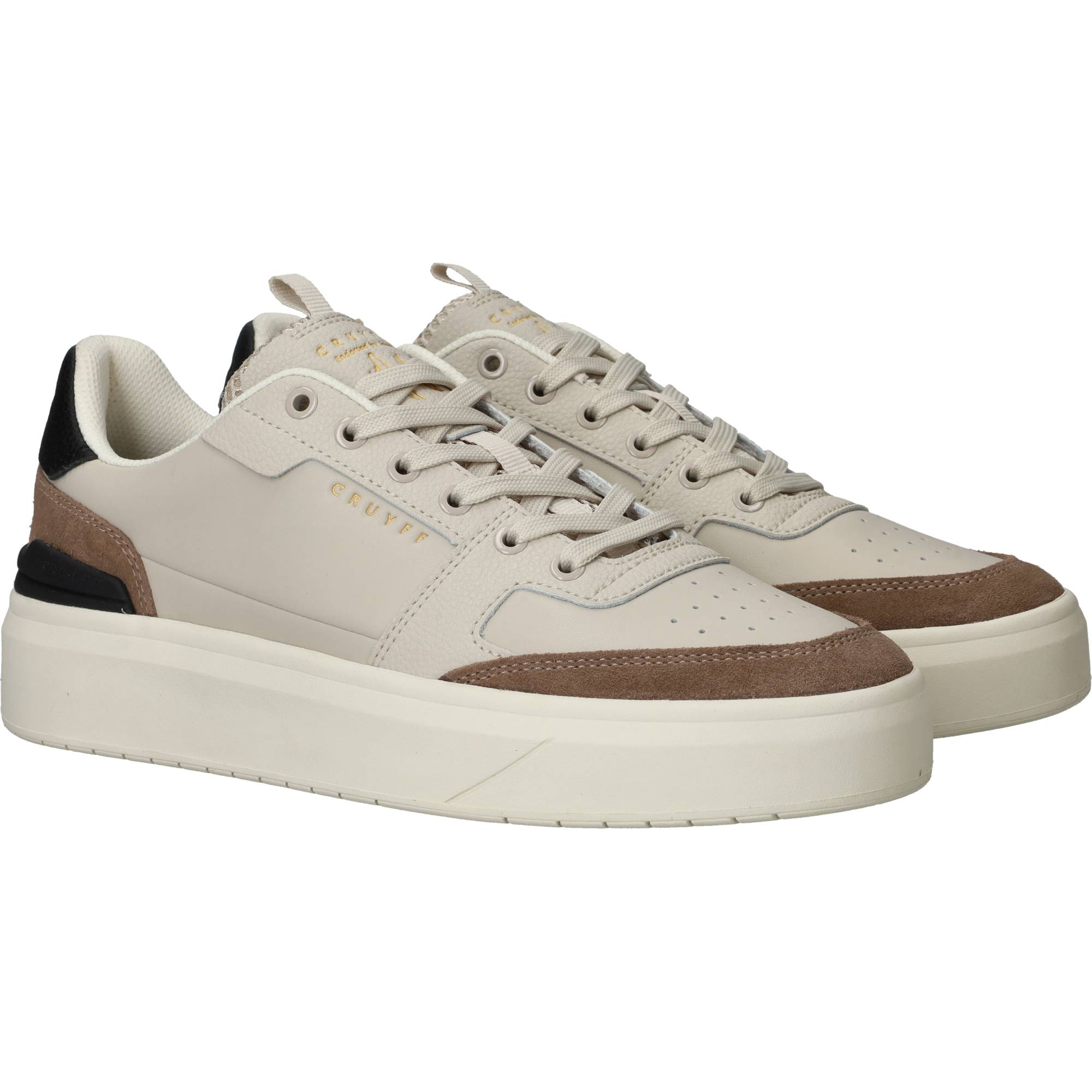 Cruyff Endorsed Tennis Sneakers Heren Beige, sneaker voor heren – foto 2