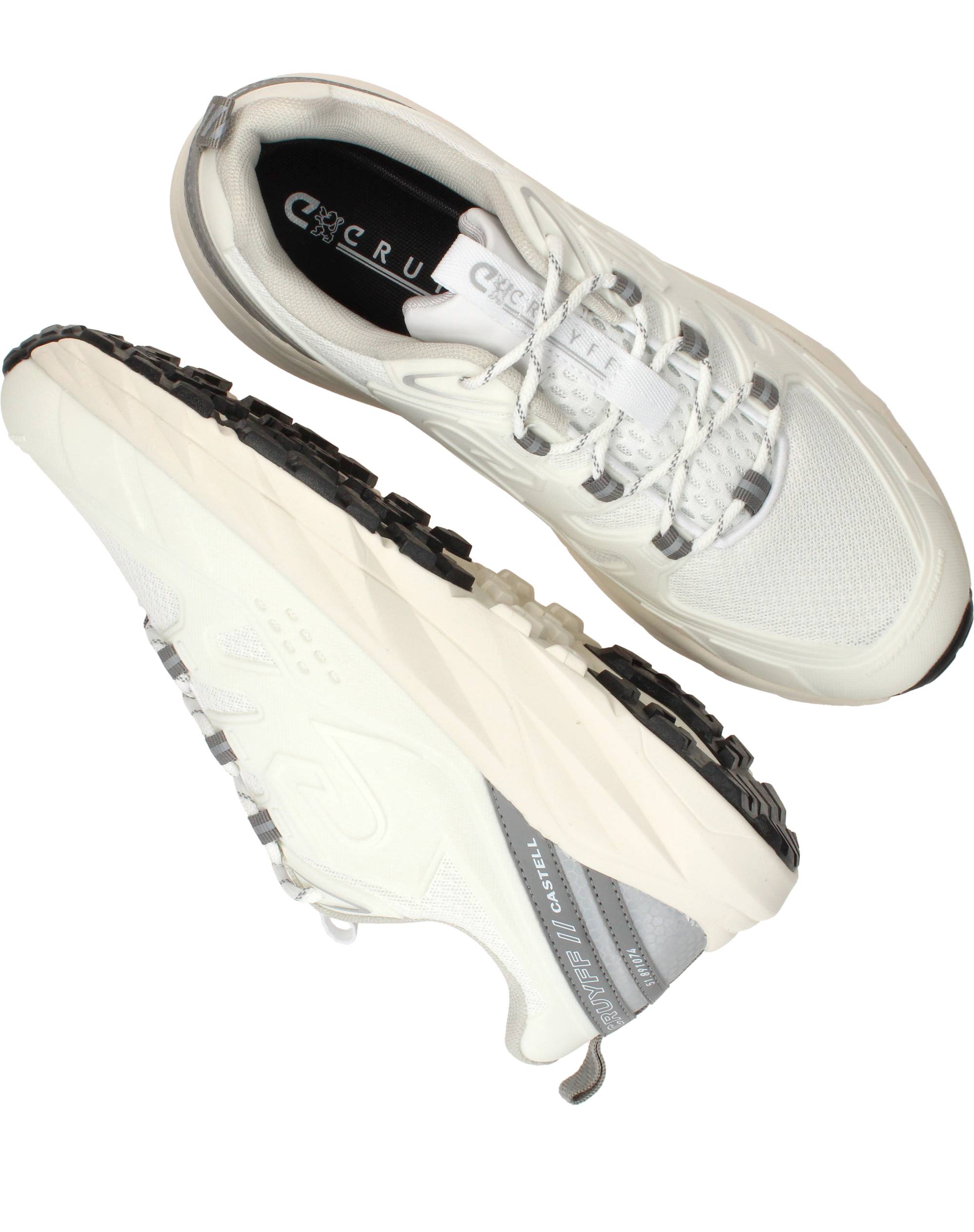 Cruyff Castell Sneakers Heren Wit, sneaker voor heren – foto 4