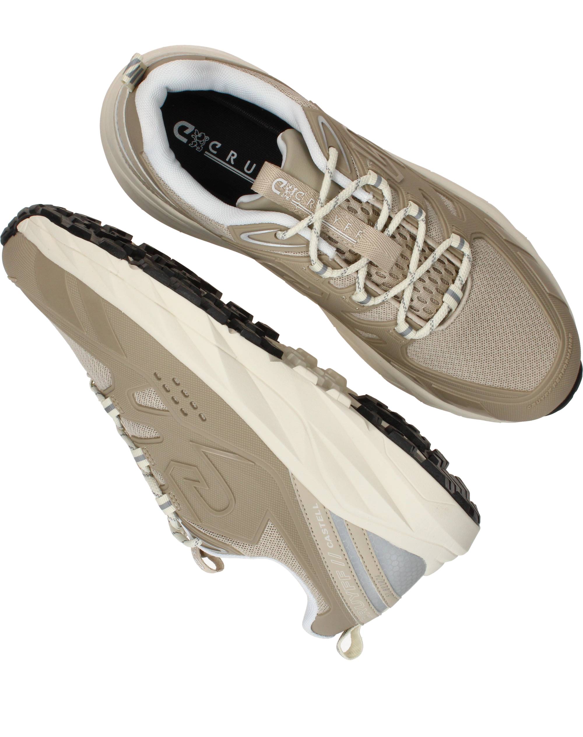 Cruyff Castell Sneakers Heren Beige, sneaker voor heren – foto 4