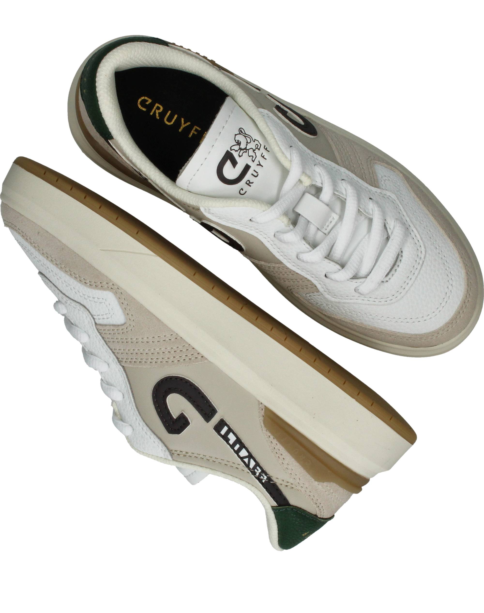 Cruyff Indoor Classic Sneakers Jongens Beige – foto 3