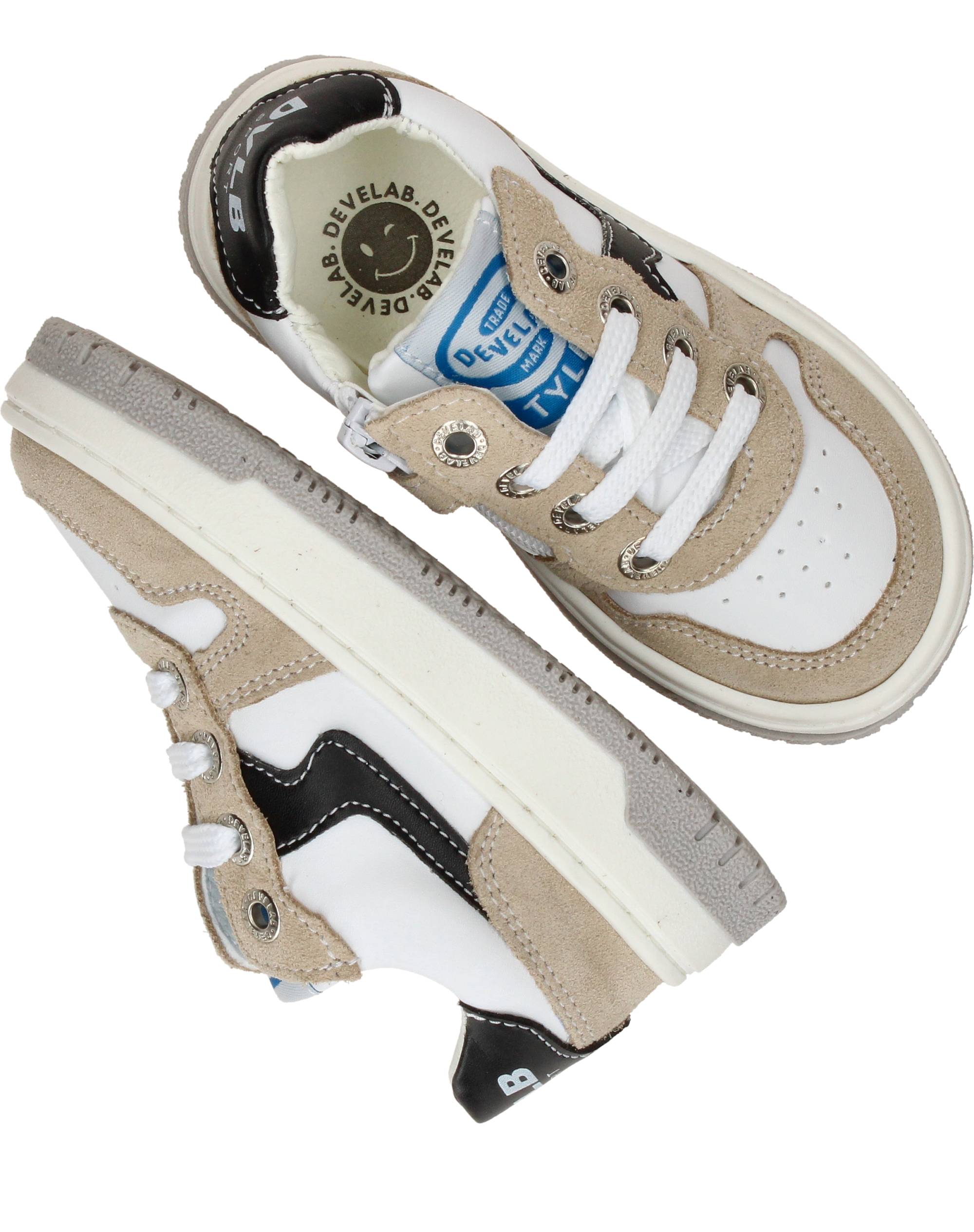 Develab Sneakers Jongens Beige – foto 3
