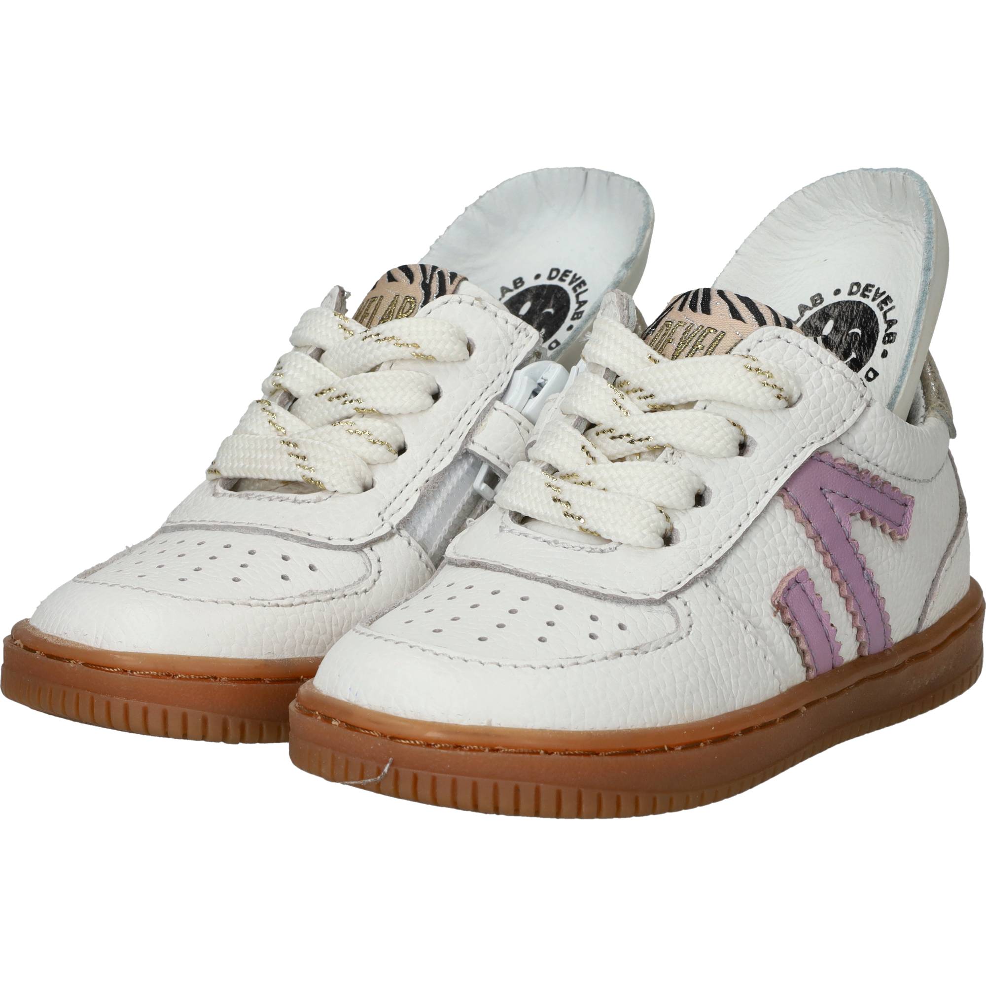 Develab FirstStep Sneakers Meisjes Wit – foto 4