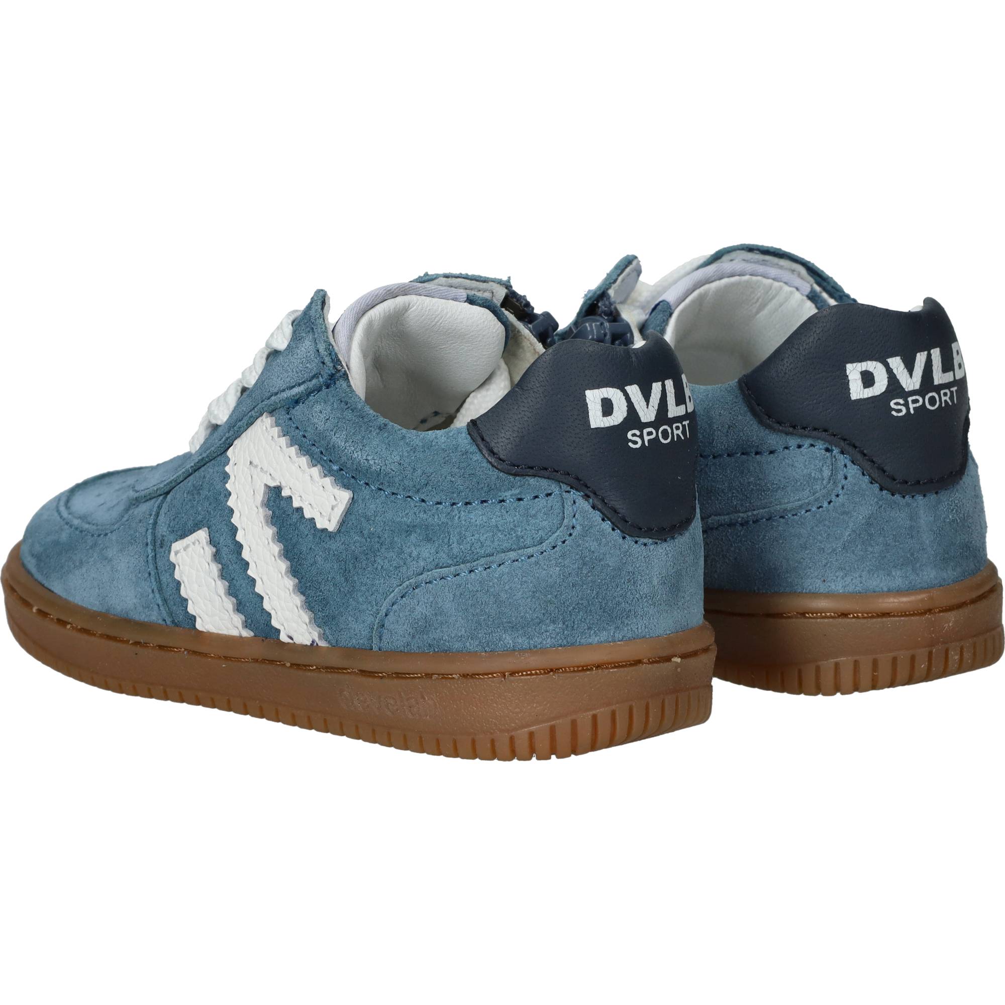 Develab FirstStep Babyschoentjes Jongens Blauw, babyschoentje voor jongens – foto 3